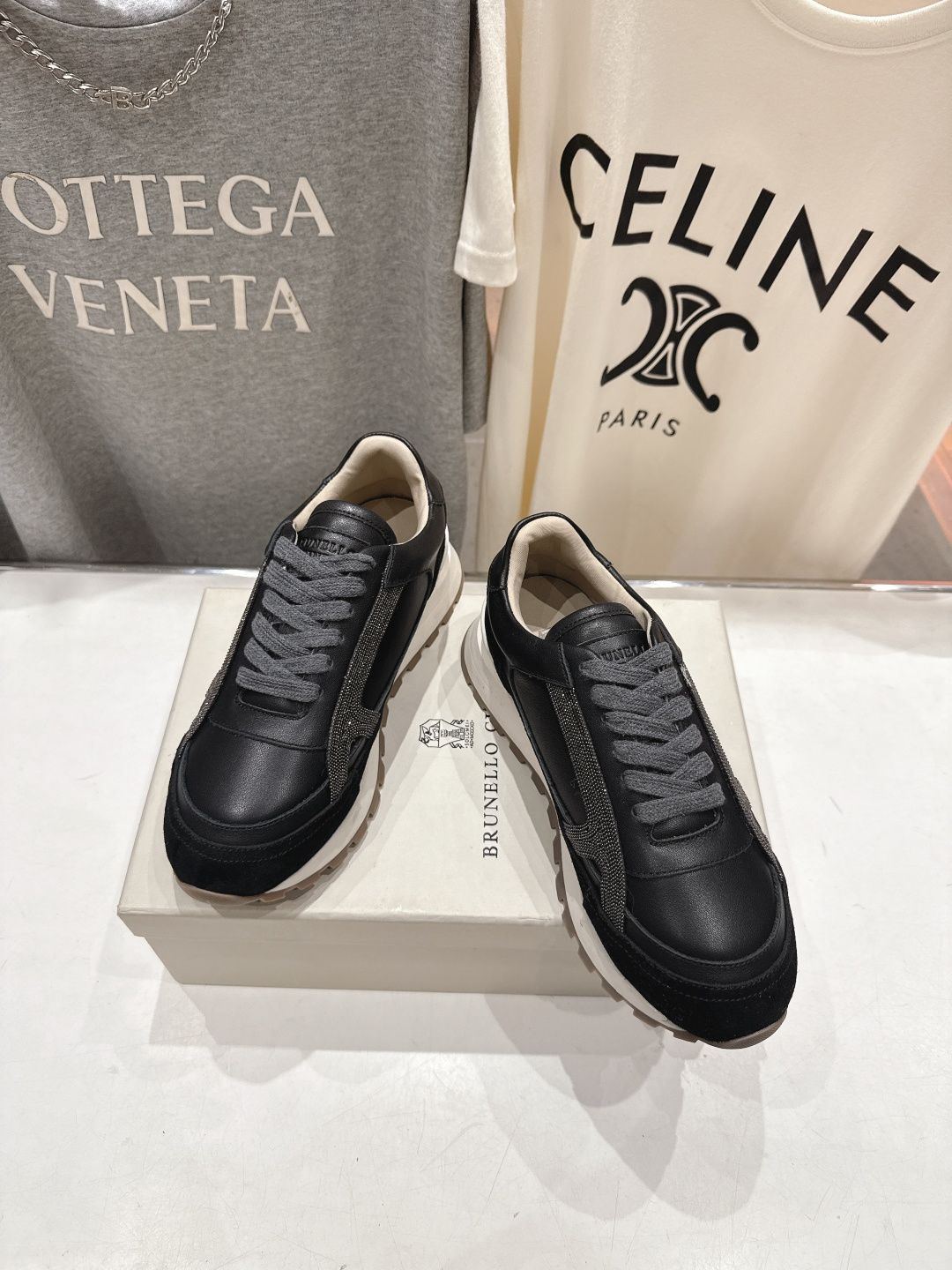 高版本出厂 Brunello Cucinelli 新款BC经典休闲鞋运动鞋系列单鞋BC是意大利知名品牌，