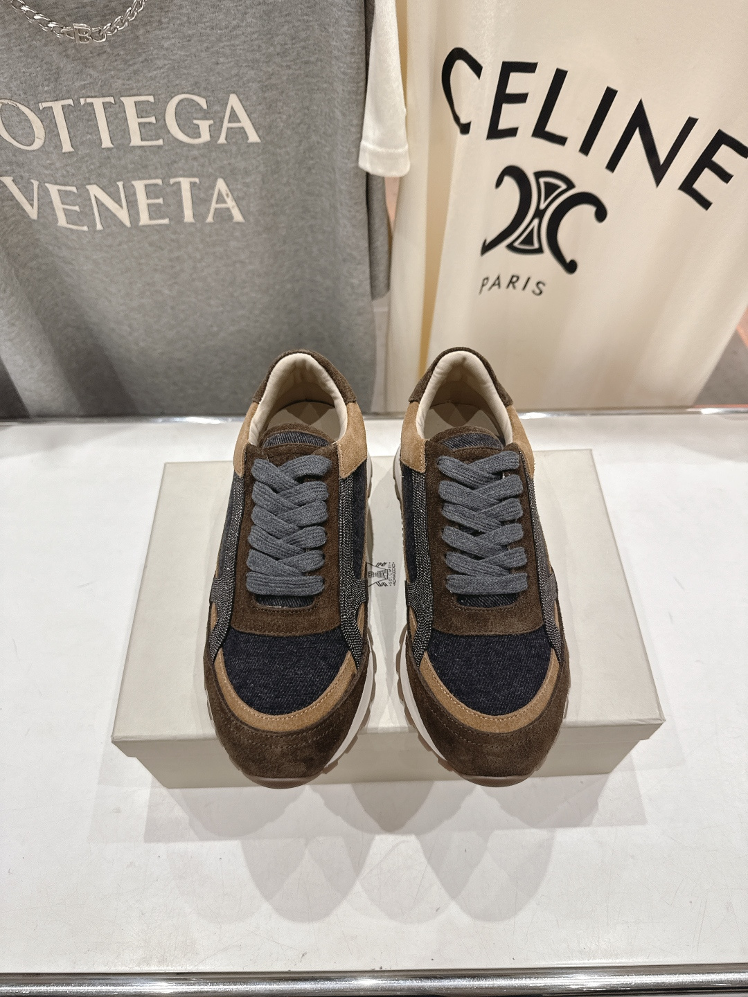 高版本出厂 Brunello Cucinelli 新款BC经典休闲鞋运动鞋系列单鞋BC是意大利知名品牌，