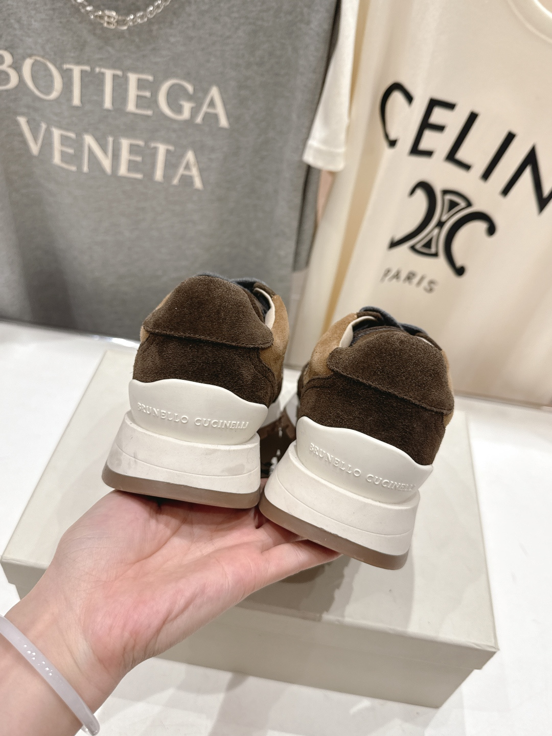 高版本出厂 Brunello Cucinelli 新款BC经典休闲鞋运动鞋系列单鞋BC是意大利知名品牌，