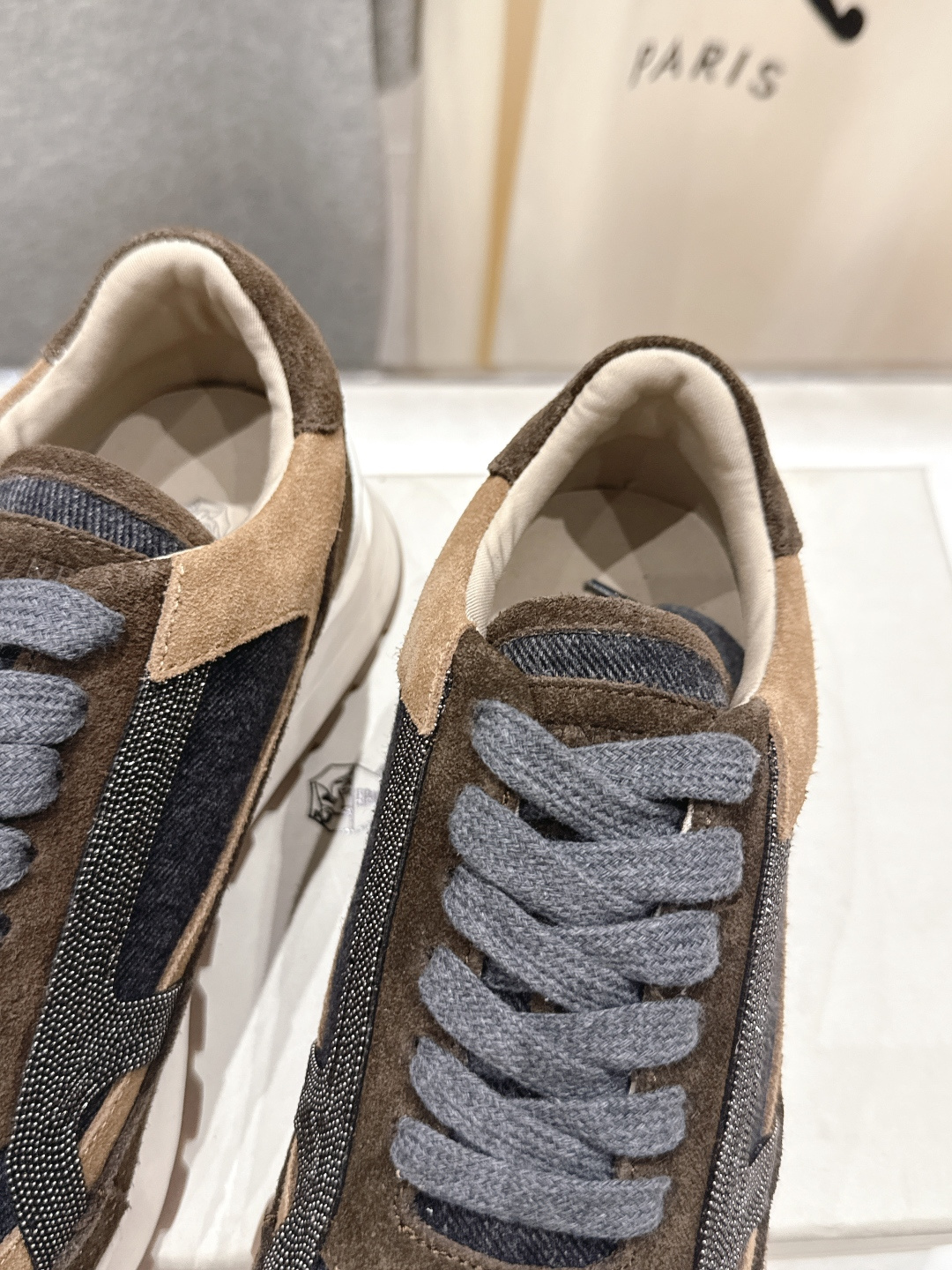 高版本出厂 Brunello Cucinelli 新款BC经典休闲鞋运动鞋系列单鞋BC是意大利知名品牌，