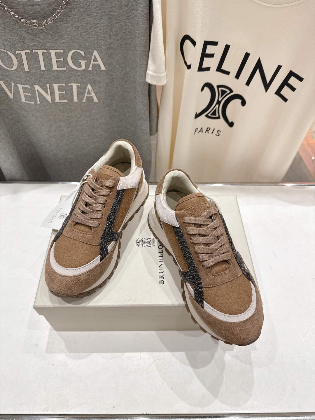 高版本出厂 Brunello Cucinelli 新款BC经典休闲鞋运动鞋系列单鞋BC是意大利知名品牌，