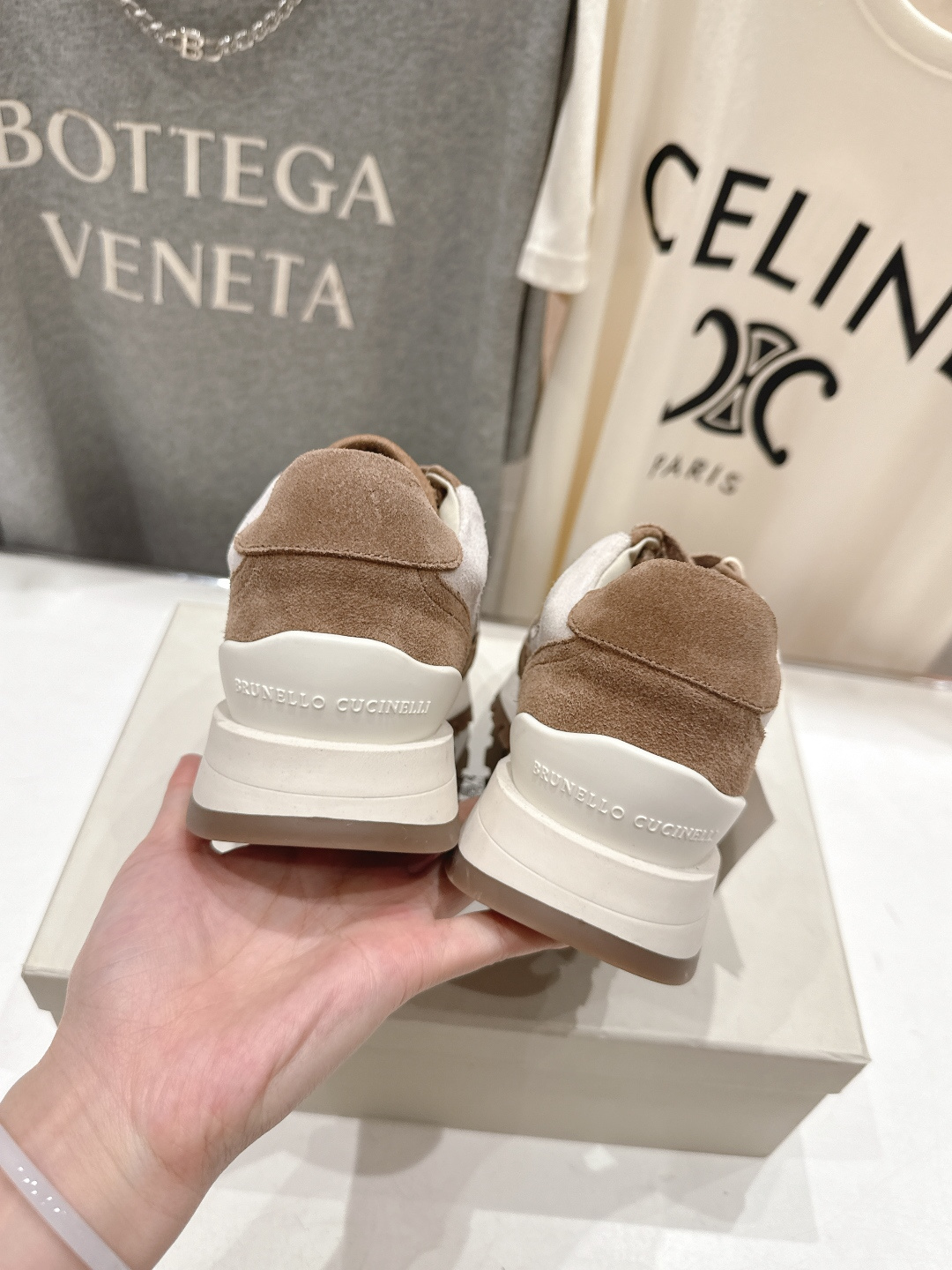 高版本出厂 Brunello Cucinelli 新款BC经典休闲鞋运动鞋系列单鞋BC是意大利知名品牌，