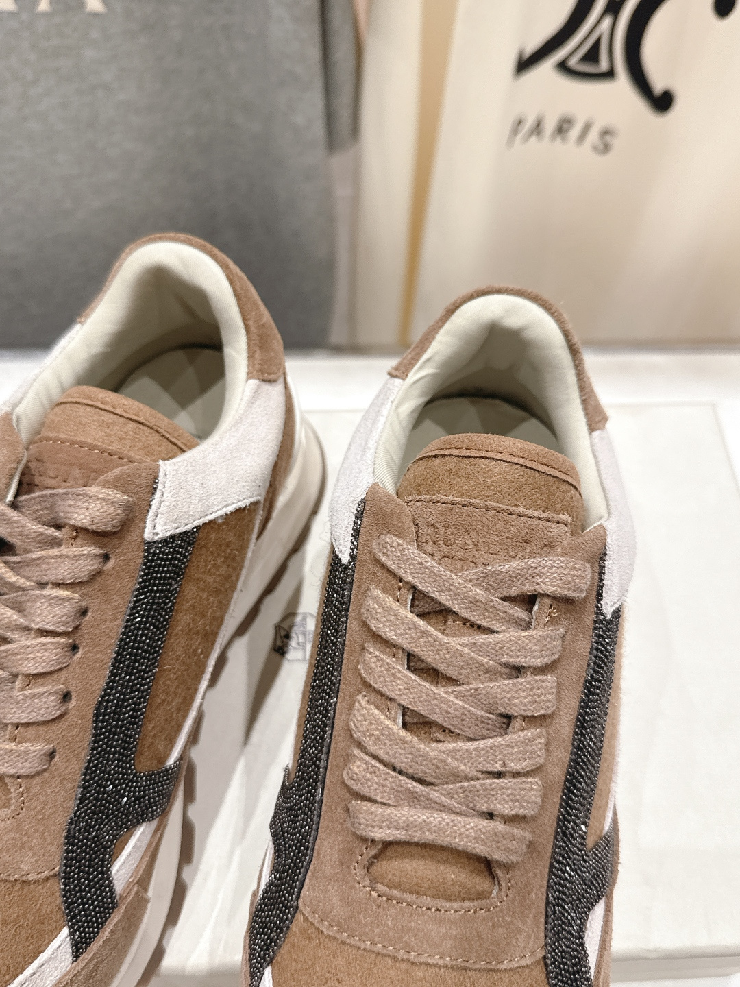 高版本出厂 Brunello Cucinelli 新款BC经典休闲鞋运动鞋系列单鞋BC是意大利知名品牌，