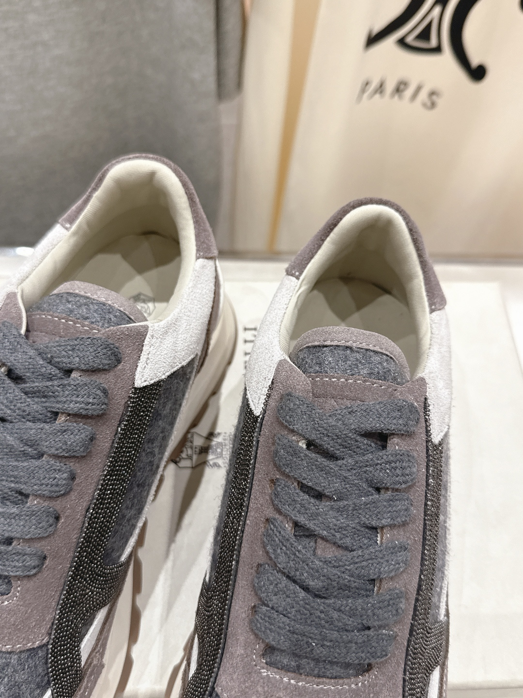 高版本出厂 Brunello Cucinelli 新款BC经典休闲鞋运动鞋系列单鞋BC是意大利知名品牌，