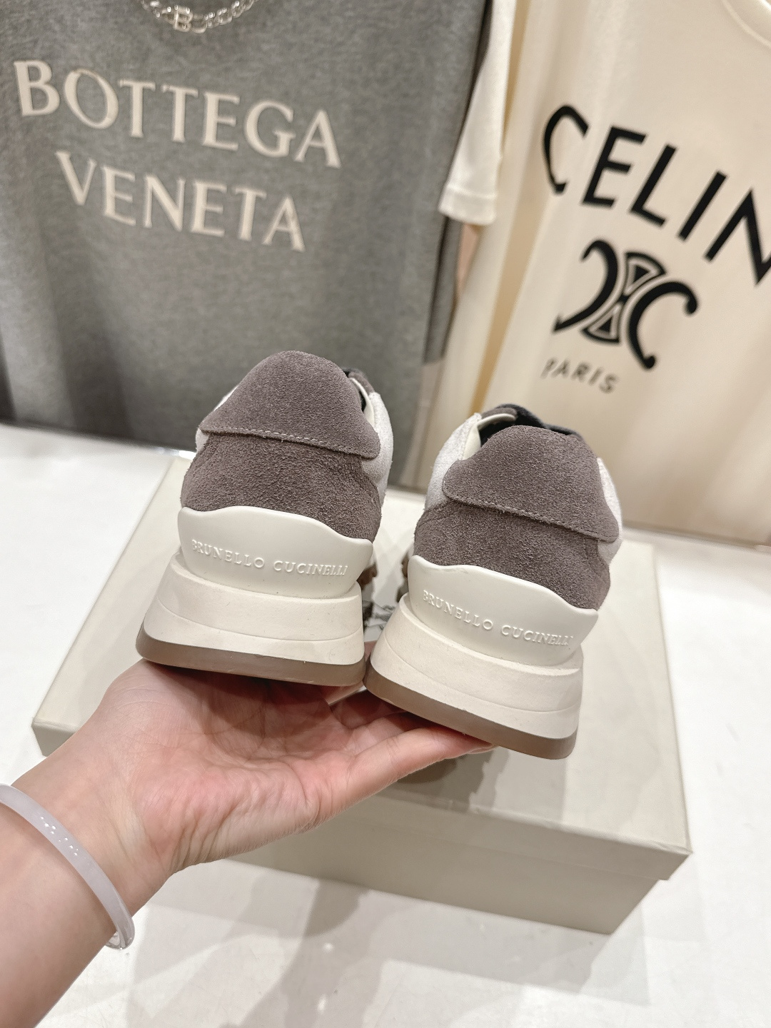 高版本出厂 Brunello Cucinelli 新款BC经典休闲鞋运动鞋系列单鞋BC是意大利知名品牌，