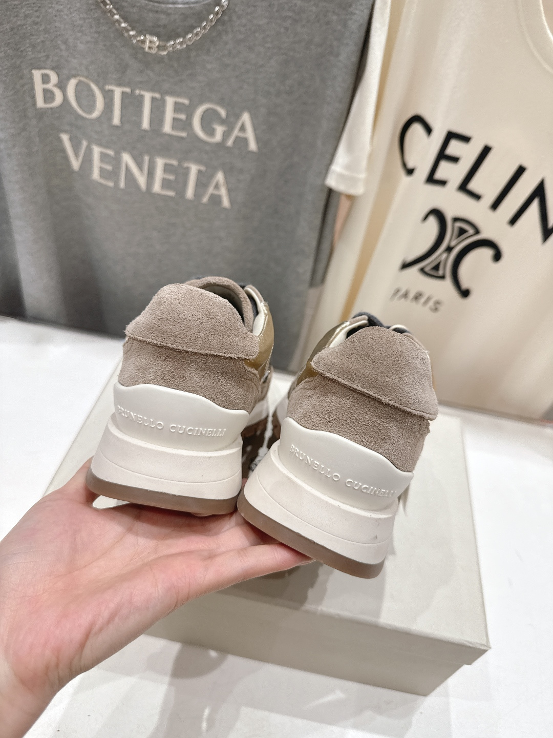 高版本出厂 Brunello Cucinelli 新款BC经典休闲鞋运动鞋系列单鞋BC是意大利知名品牌，