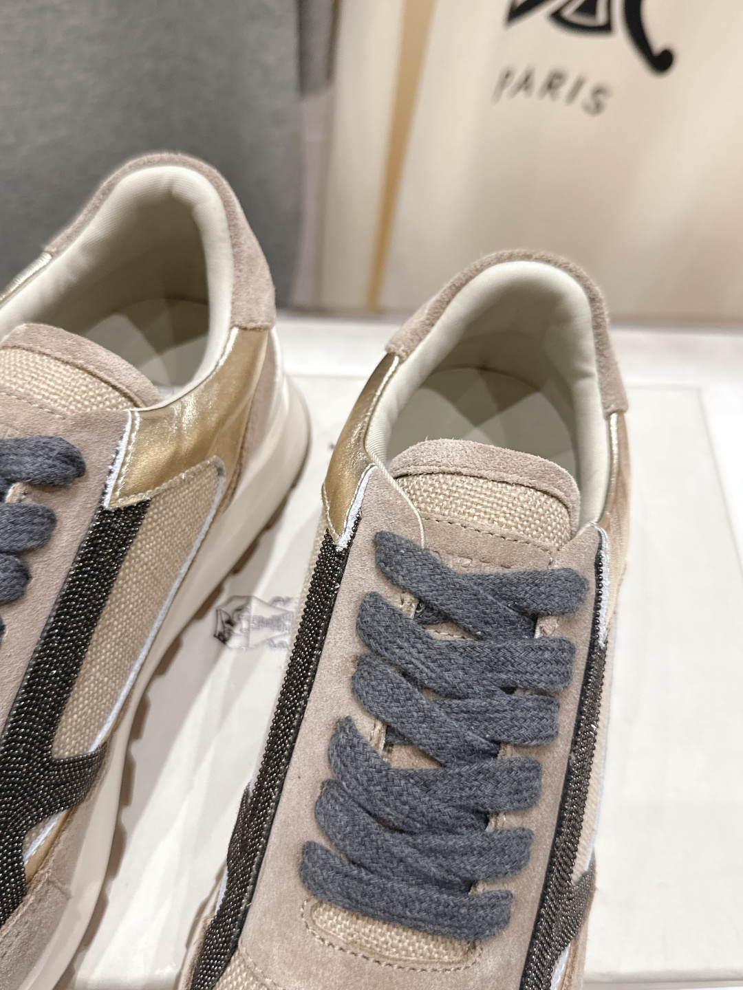 高版本出厂 Brunello Cucinelli 新款BC经典休闲鞋运动鞋系列单鞋BC是意大利知名品牌，