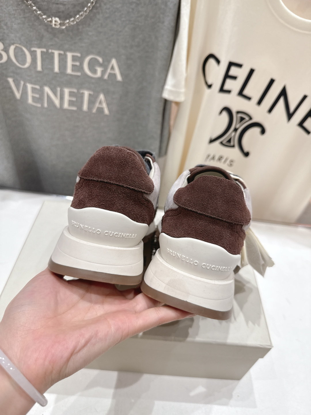 高版本出厂 Brunello Cucinelli 新款BC经典休闲鞋运动鞋系列单鞋BC是意大利知名品牌，