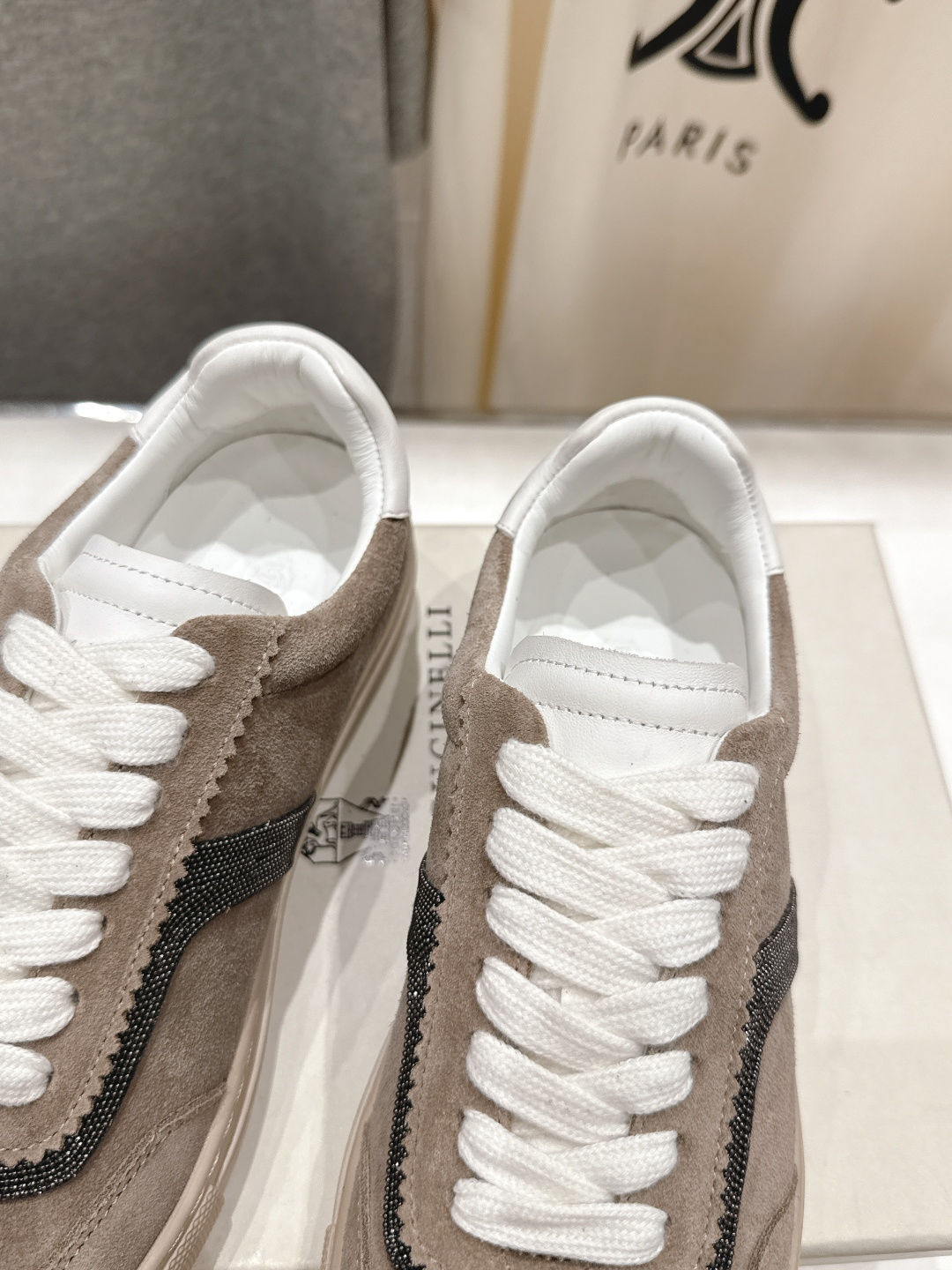 高版本出厂 Brunello Cucinelli 新款BC经典系带休闲鞋一脚蹬乐福鞋系列单鞋BC是意大利