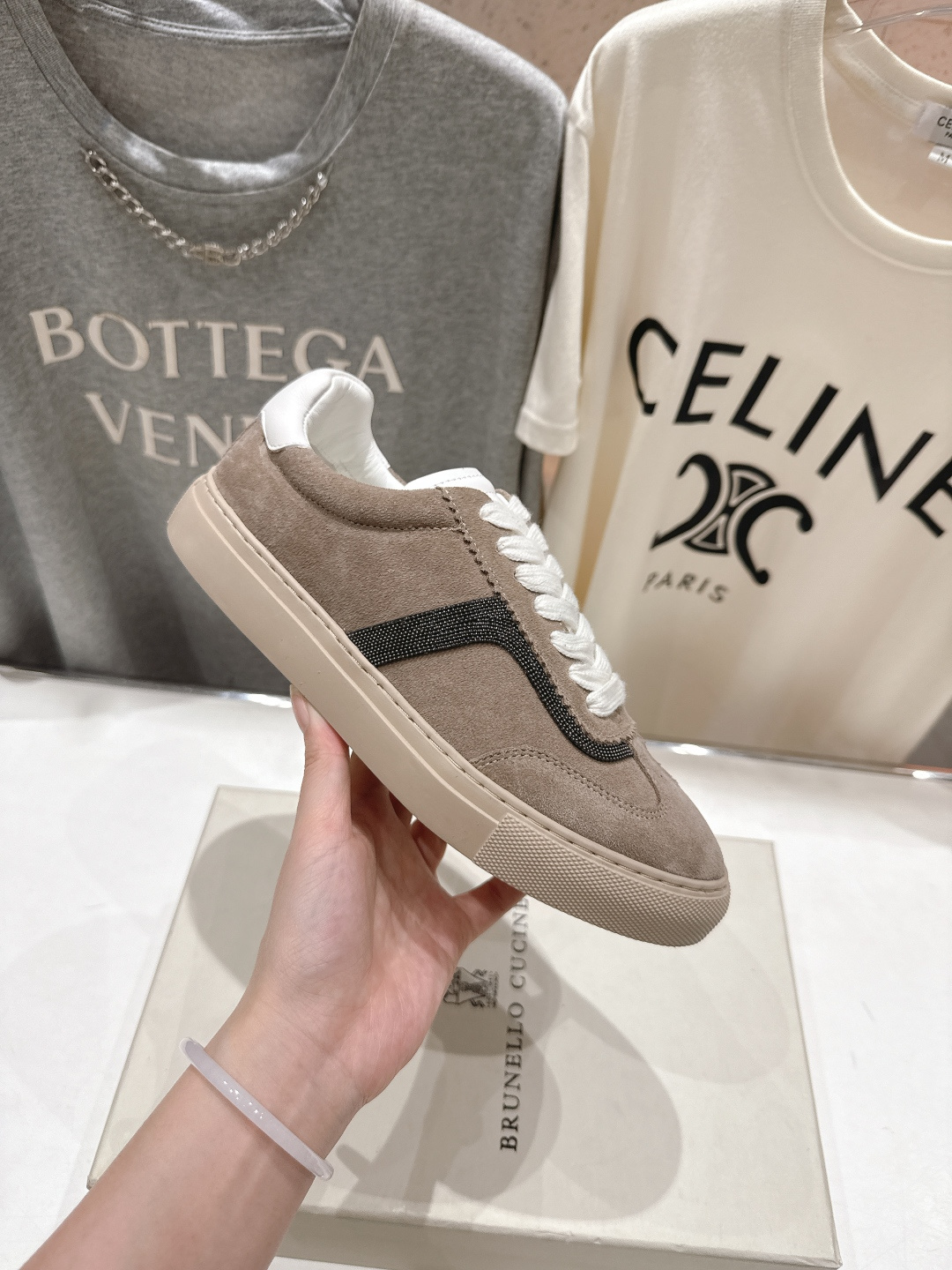 高版本出厂 Brunello Cucinelli 新款BC经典系带休闲鞋一脚蹬乐福鞋系列单鞋BC是意大利