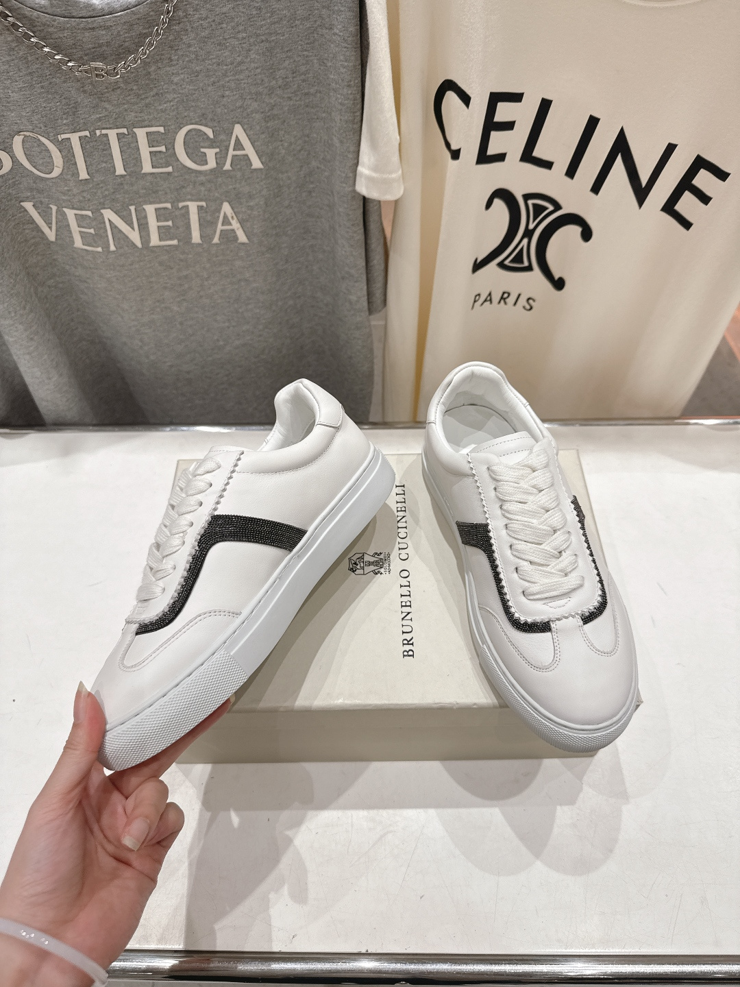 高版本出厂 Brunello Cucinelli 新款BC经典系带休闲鞋一脚蹬乐福鞋系列单鞋BC是意大利