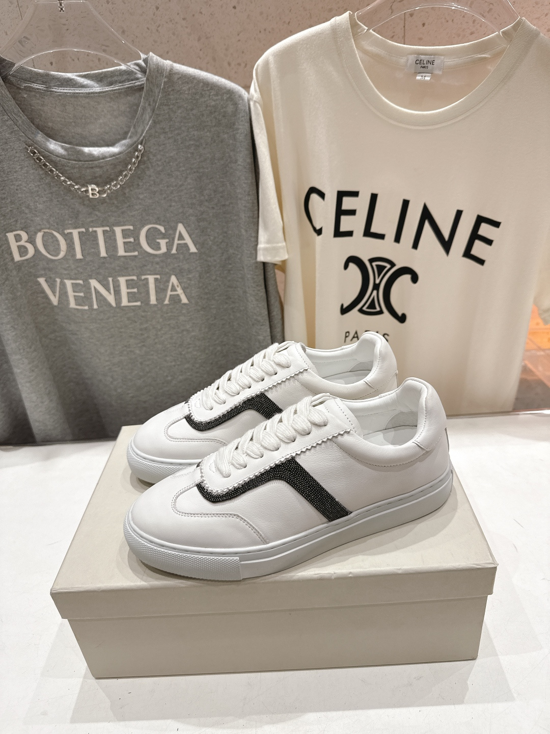 高版本出厂 Brunello Cucinelli 新款BC经典系带休闲鞋一脚蹬乐福鞋系列单鞋BC是意大利