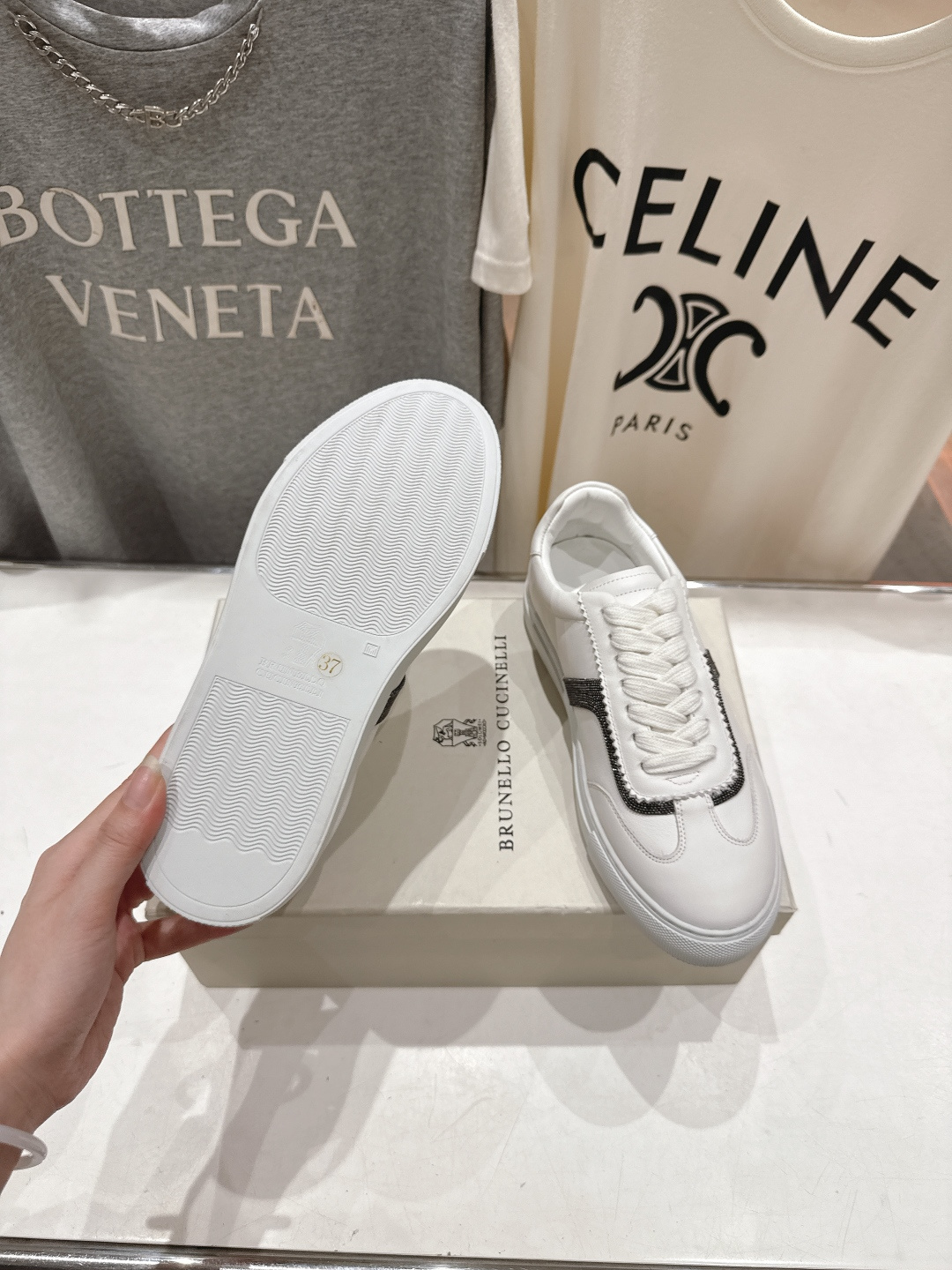 高版本出厂 Brunello Cucinelli 新款BC经典系带休闲鞋一脚蹬乐福鞋系列单鞋BC是意大利