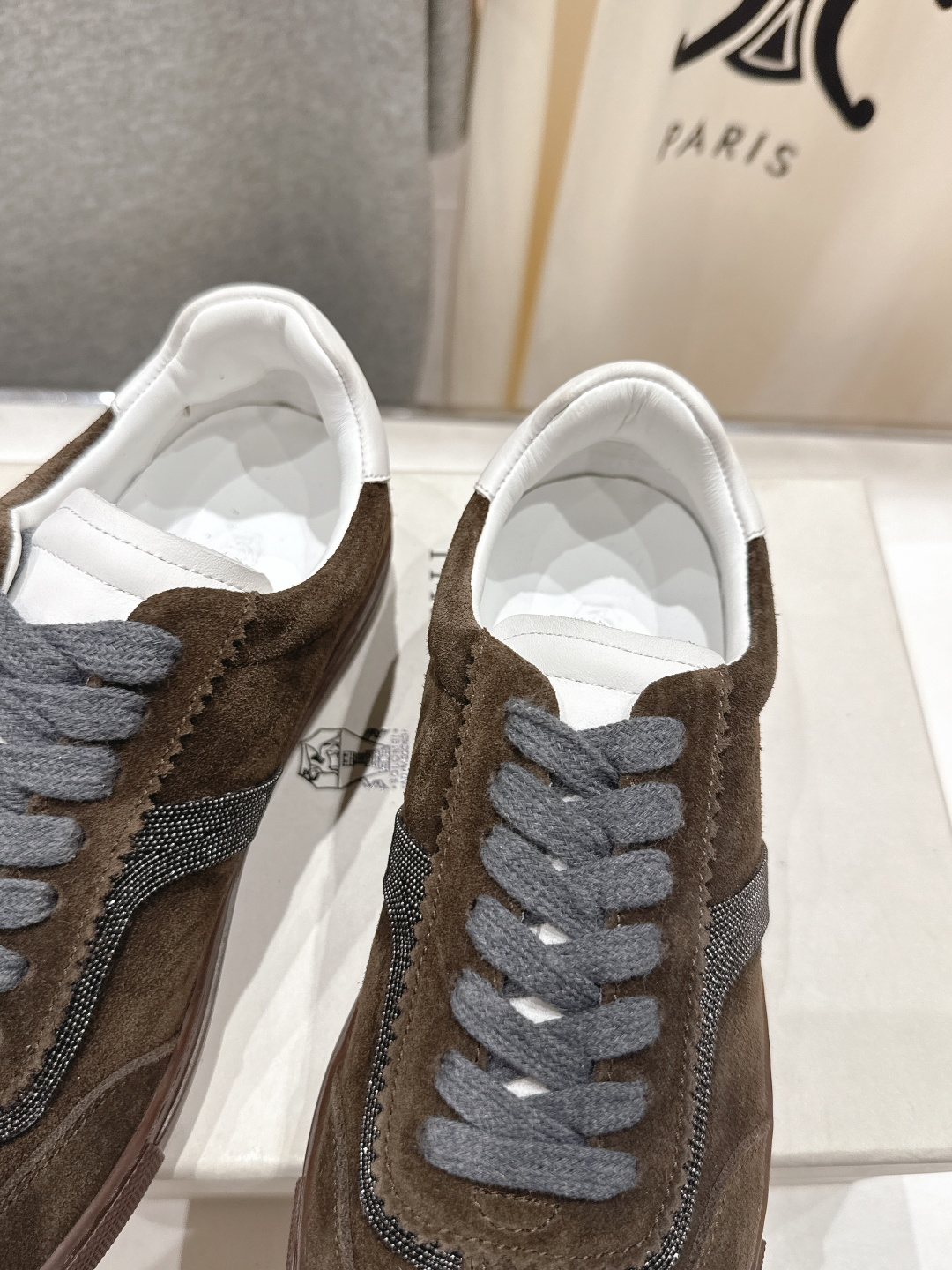 高版本出厂 Brunello Cucinelli 新款BC经典系带休闲鞋一脚蹬乐福鞋系列单鞋BC是意大利