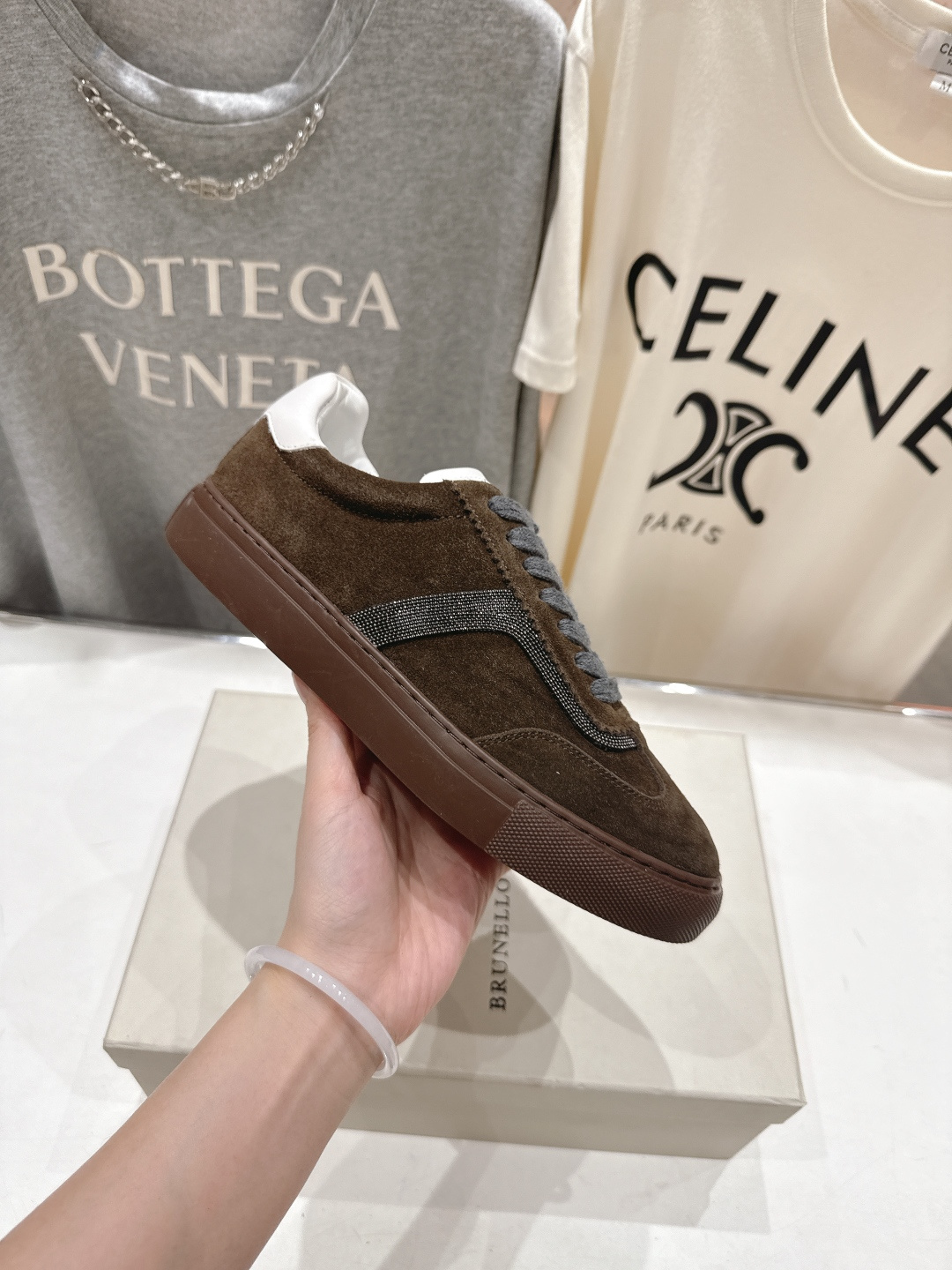 高版本出厂 Brunello Cucinelli 新款BC经典系带休闲鞋一脚蹬乐福鞋系列单鞋BC是意大利