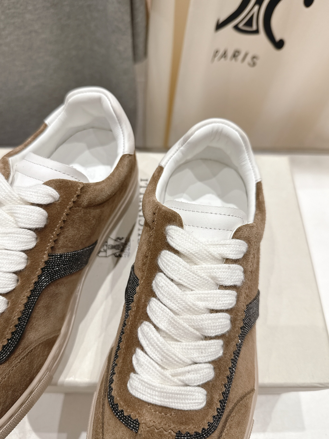 高版本出厂 Brunello Cucinelli 新款BC经典系带休闲鞋一脚蹬乐福鞋系列单鞋BC是意大利