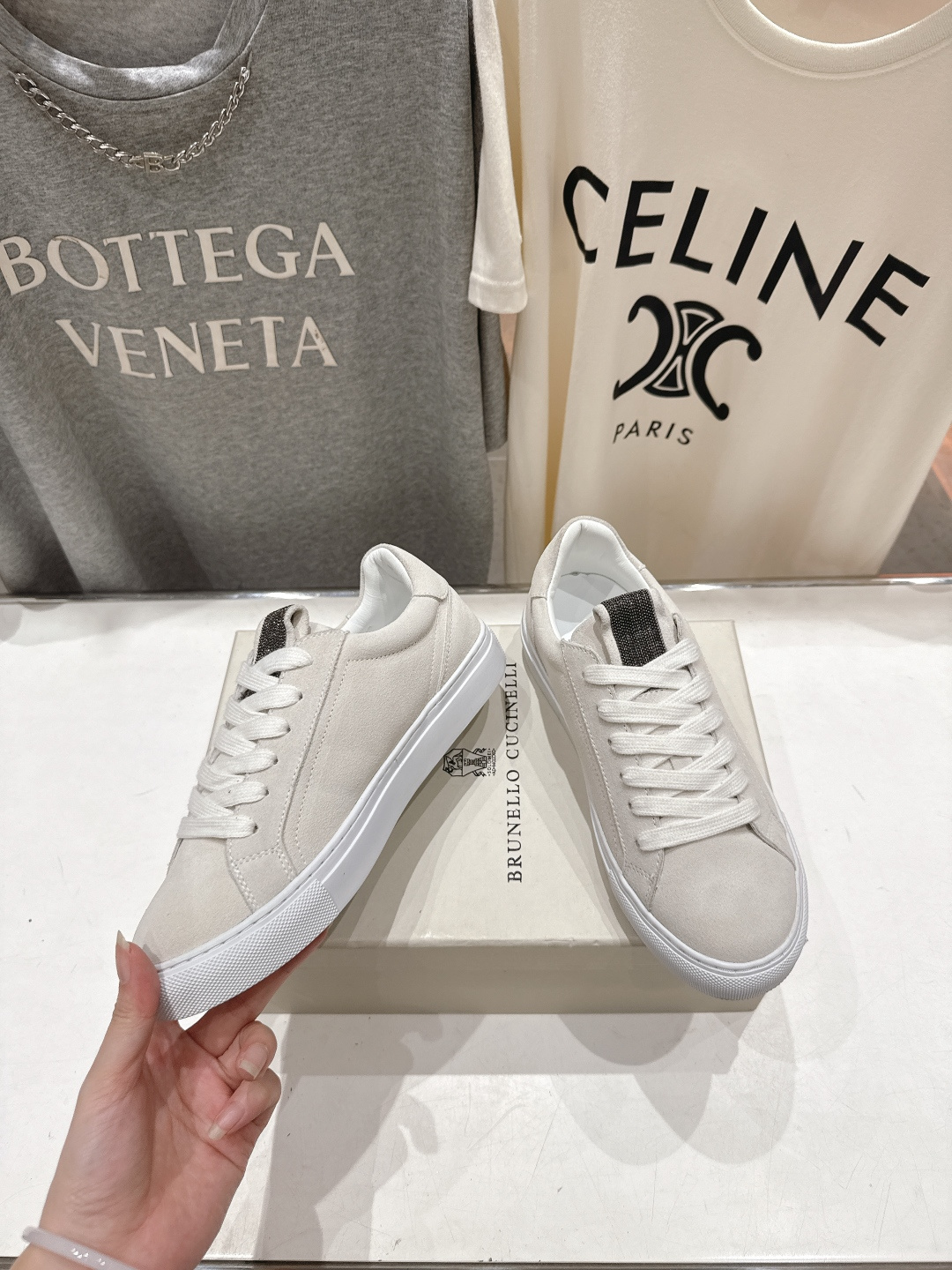 高版本出厂 Brunello Cucinelli 新款BC经典系带休闲鞋一脚蹬乐福鞋系列单鞋BC是意大利