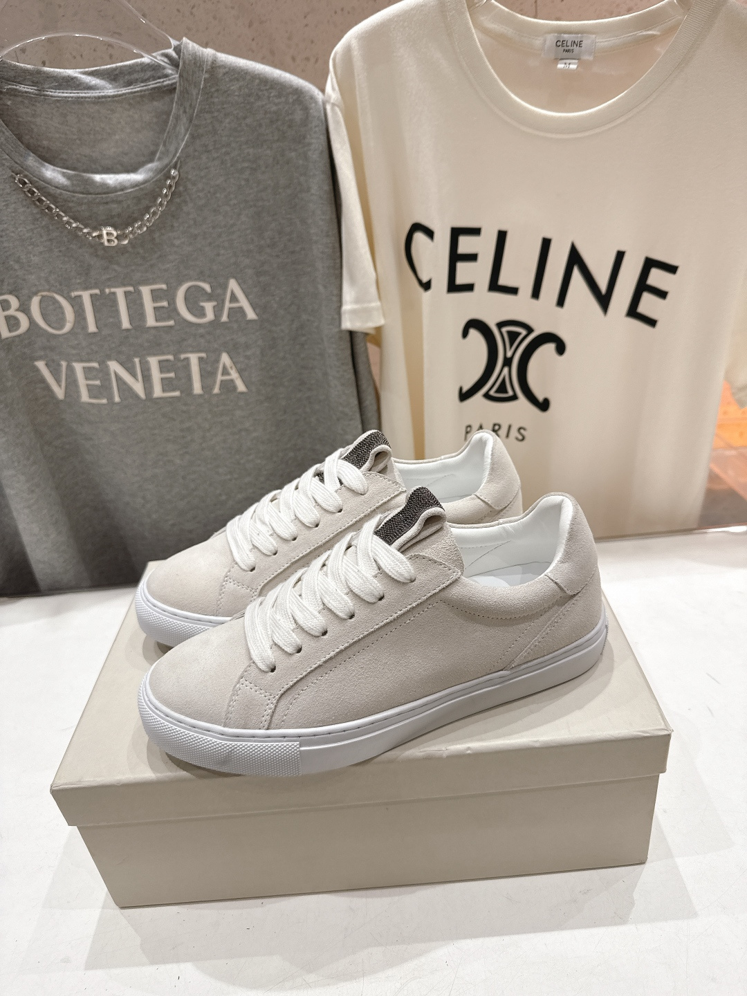 高版本出厂 Brunello Cucinelli 新款BC经典系带休闲鞋一脚蹬乐福鞋系列单鞋BC是意大利