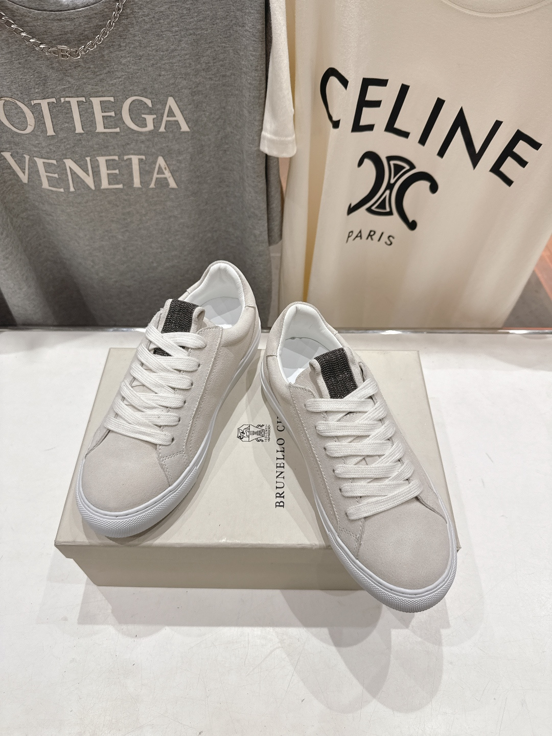 高版本出厂 Brunello Cucinelli 新款BC经典系带休闲鞋一脚蹬乐福鞋系列单鞋BC是意大利