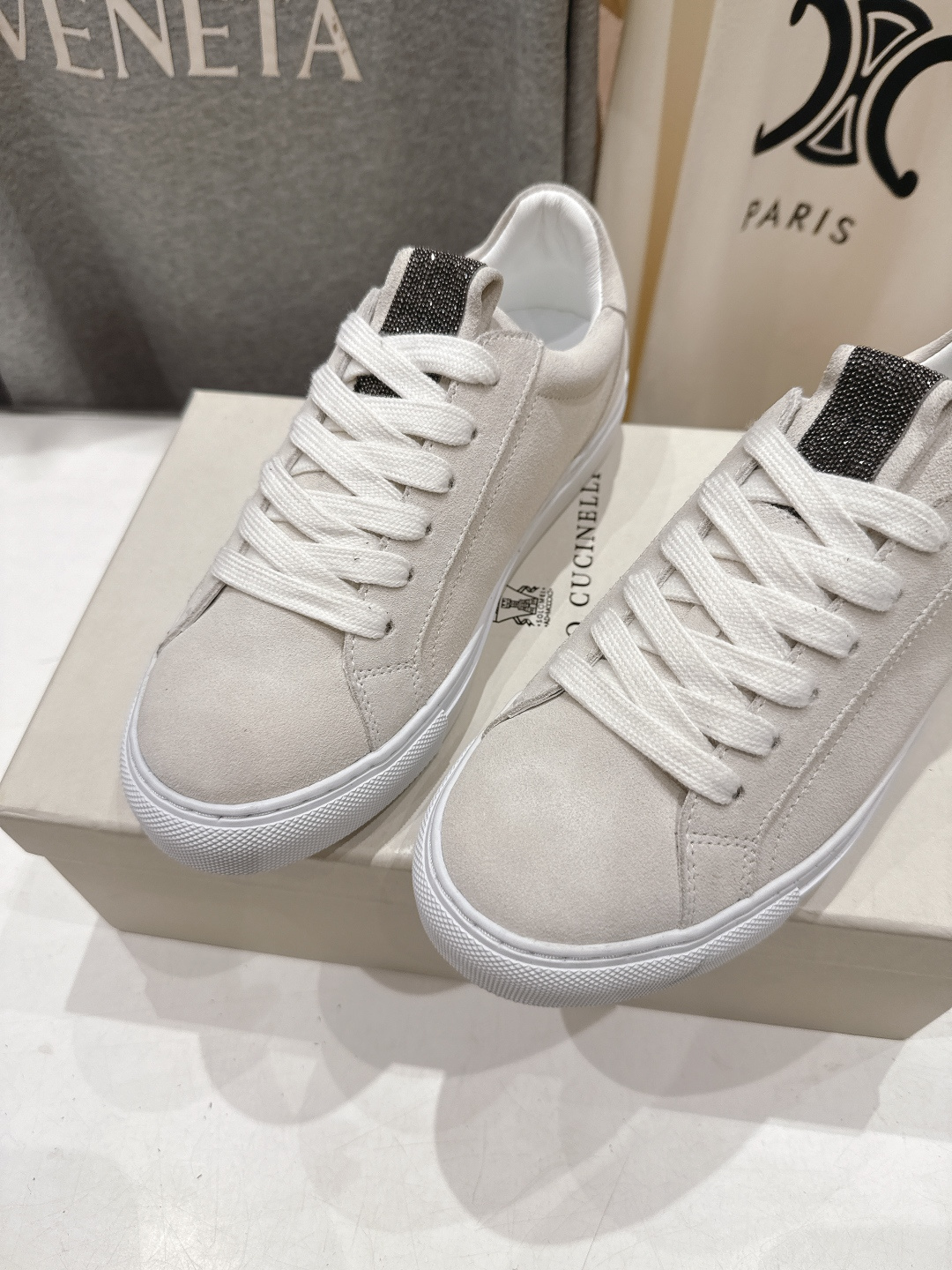 高版本出厂 Brunello Cucinelli 新款BC经典系带休闲鞋一脚蹬乐福鞋系列单鞋BC是意大利