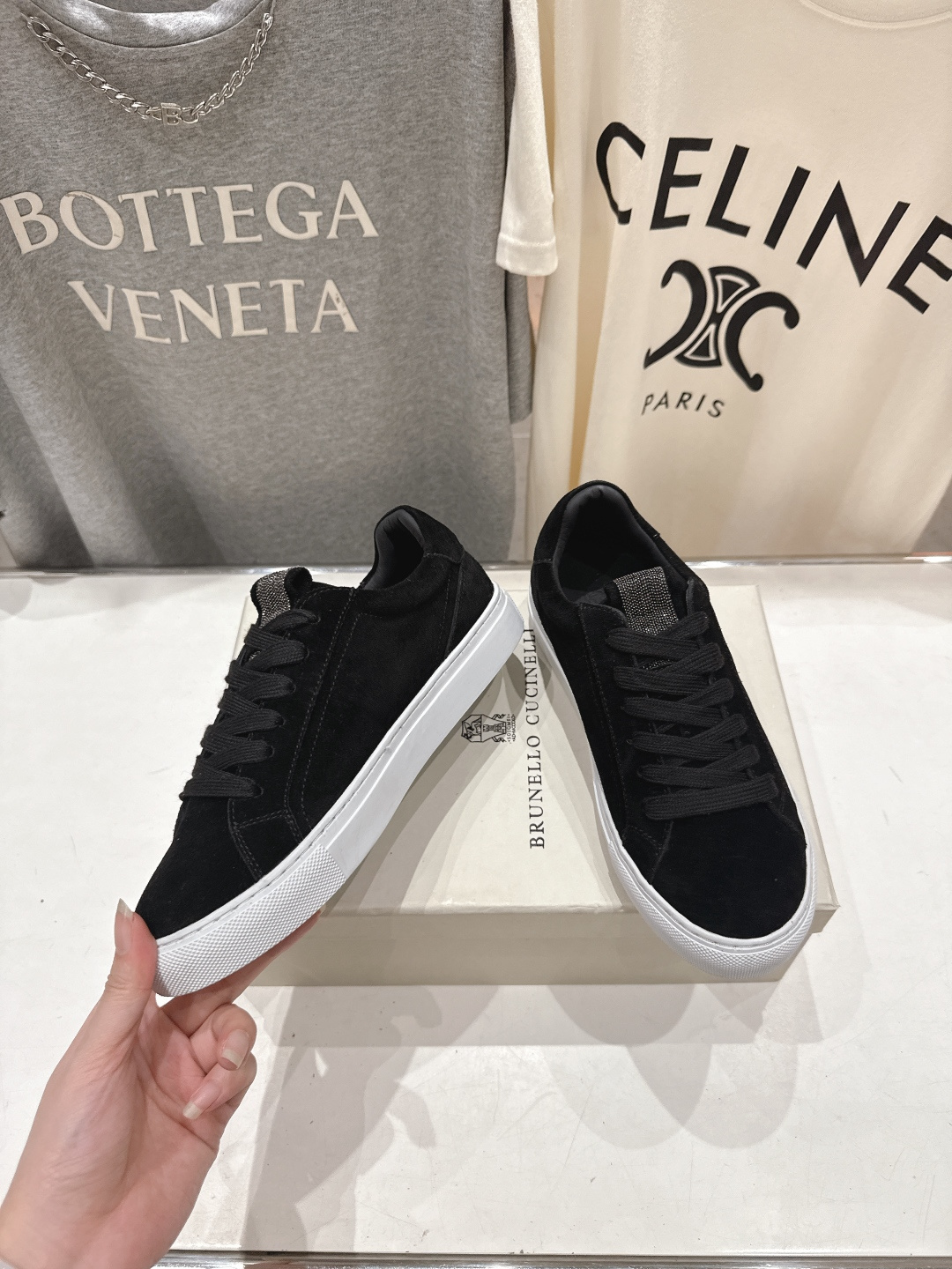 高版本出厂 Brunello Cucinelli 新款BC经典系带休闲鞋一脚蹬乐福鞋系列单鞋BC是意大利