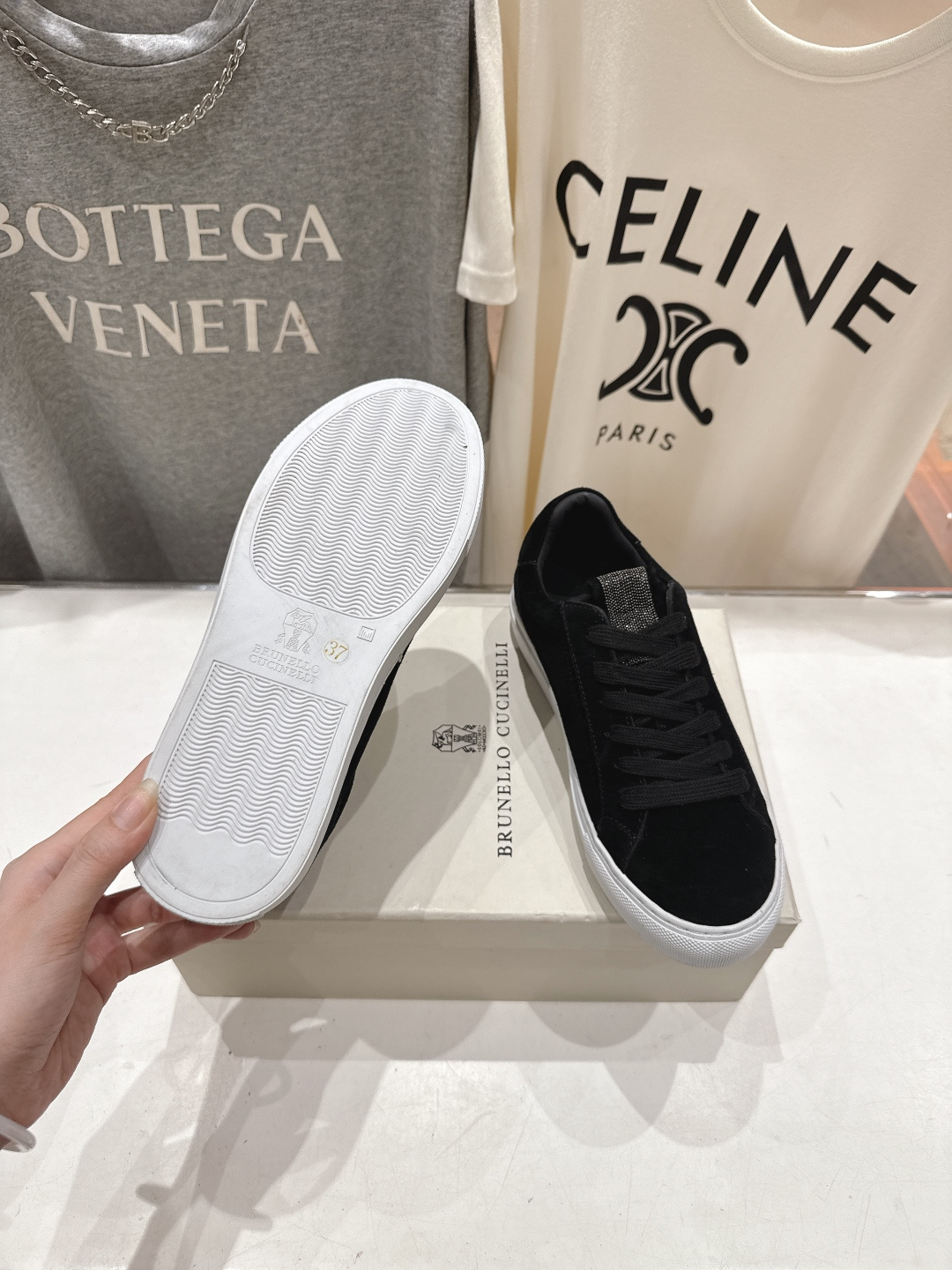 高版本出厂 Brunello Cucinelli 新款BC经典系带休闲鞋一脚蹬乐福鞋系列单鞋BC是意大利