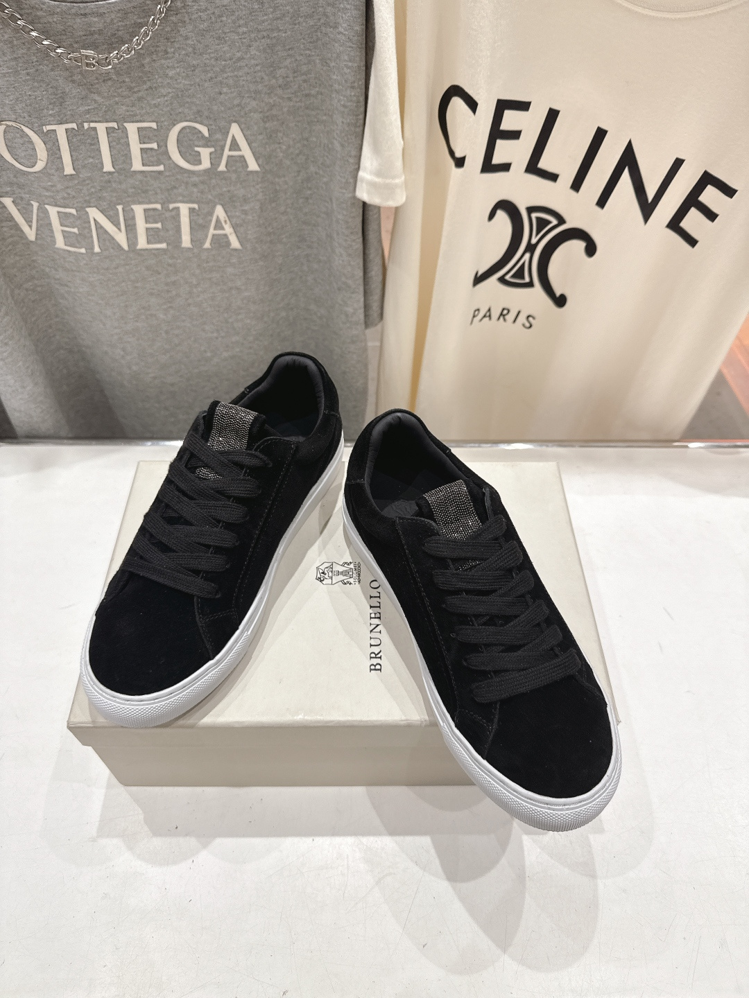 高版本出厂 Brunello Cucinelli 新款BC经典系带休闲鞋一脚蹬乐福鞋系列单鞋BC是意大利