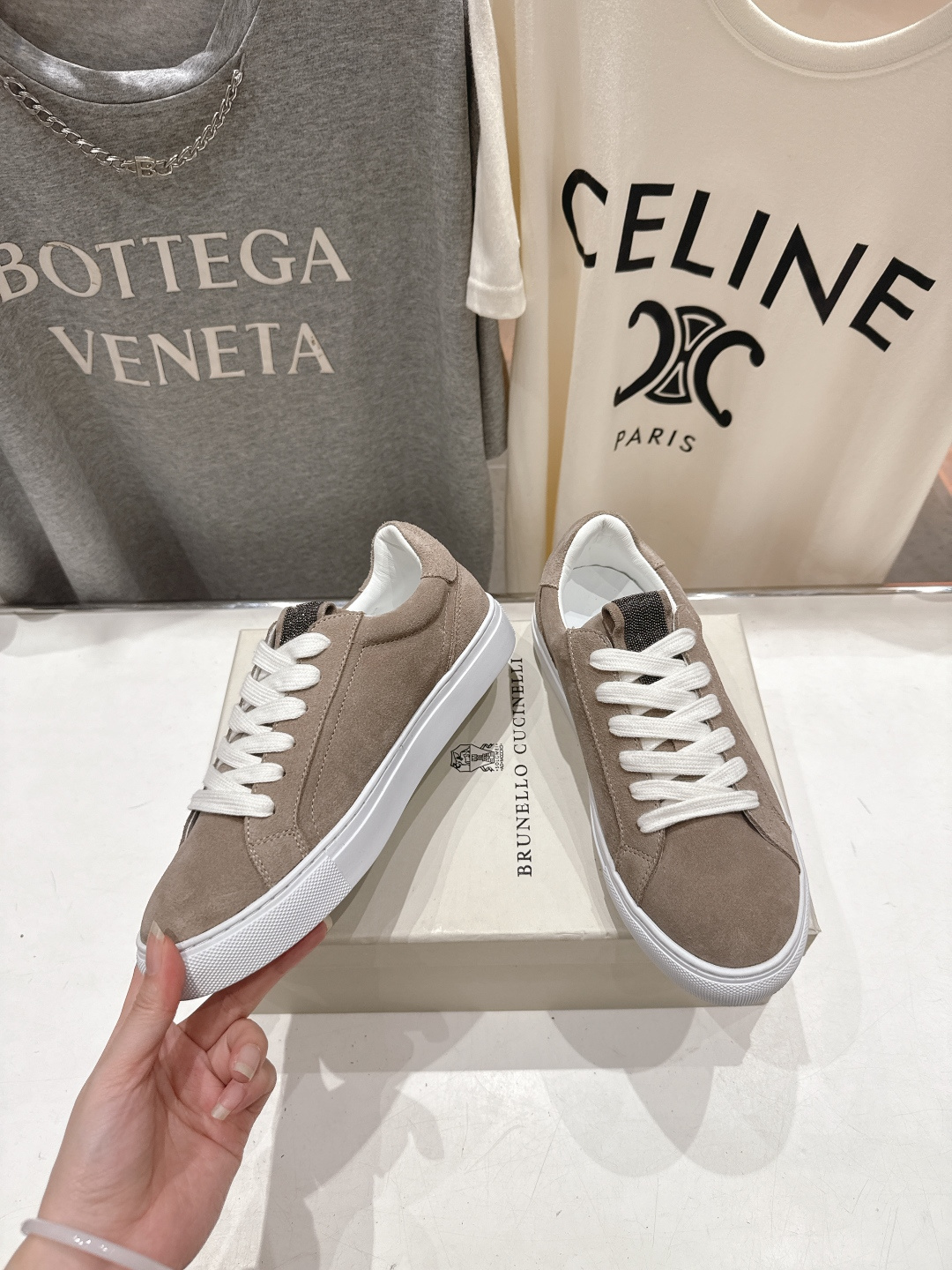 高版本出厂 Brunello Cucinelli 新款BC经典系带休闲鞋一脚蹬乐福鞋系列单鞋BC是意大利