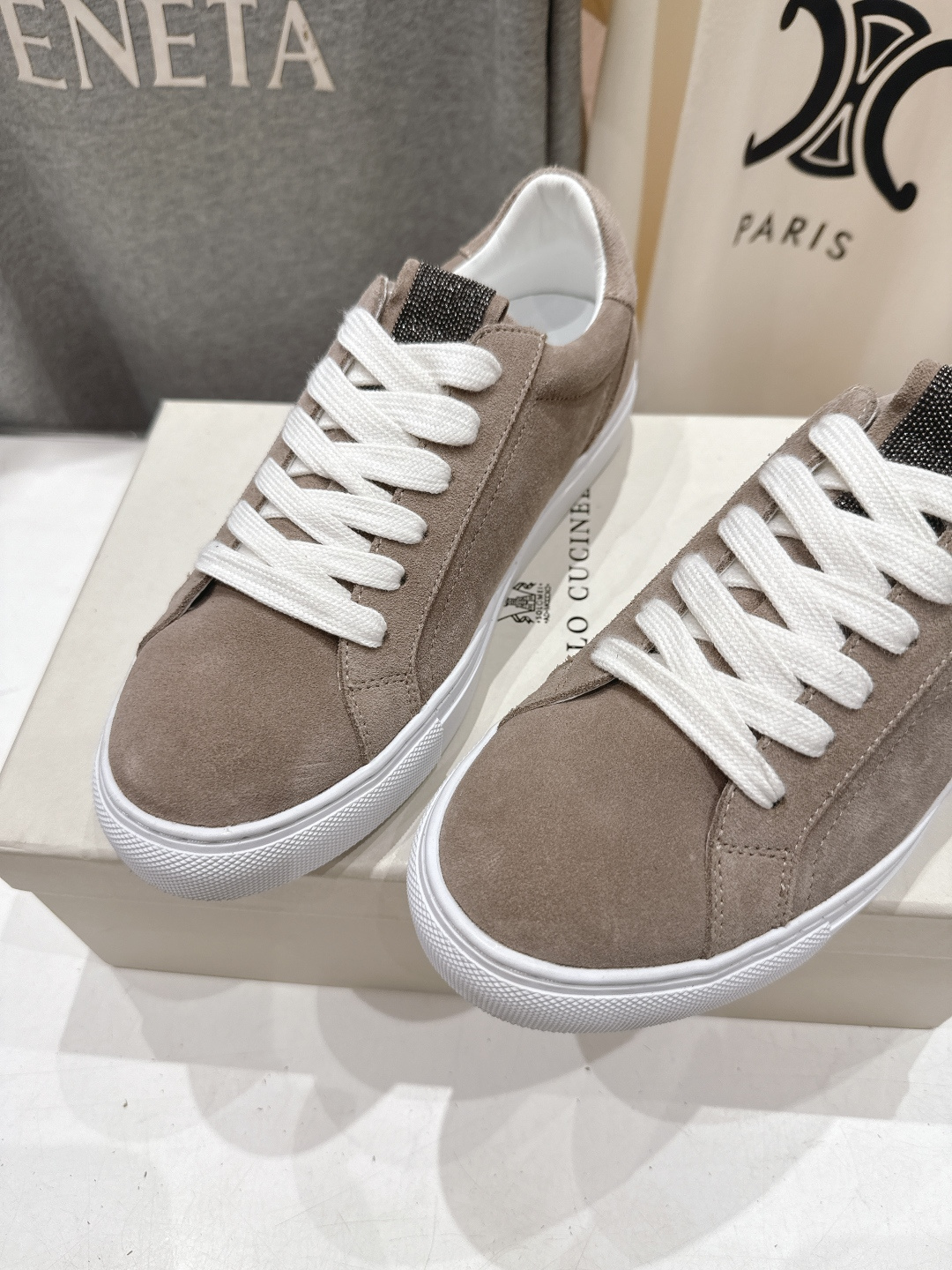 高版本出厂 Brunello Cucinelli 新款BC经典系带休闲鞋一脚蹬乐福鞋系列单鞋BC是意大利