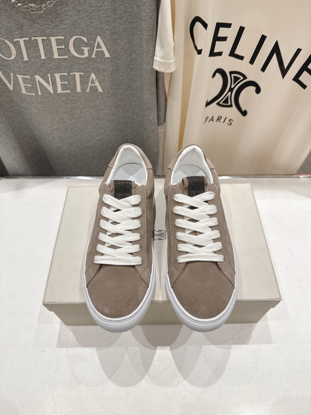 高版本出厂 Brunello Cucinelli 新款BC经典系带休闲鞋一脚蹬乐福鞋系列单鞋BC是意大利