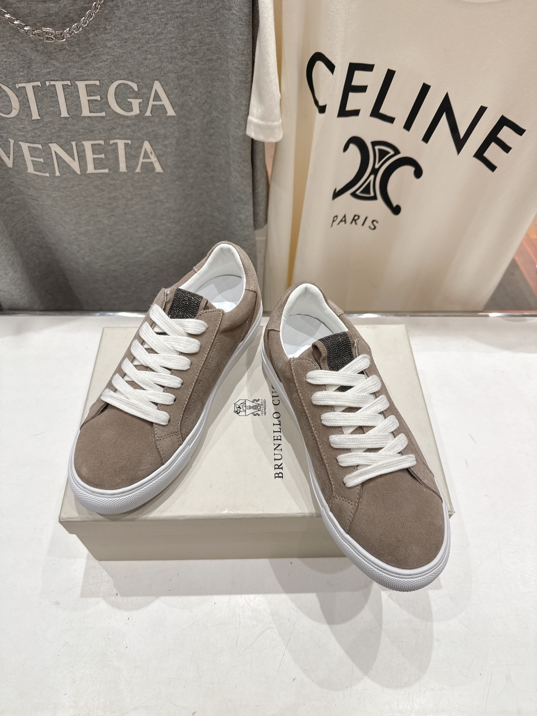 高版本出厂 Brunello Cucinelli 新款BC经典系带休闲鞋一脚蹬乐福鞋系列单鞋BC是意大利