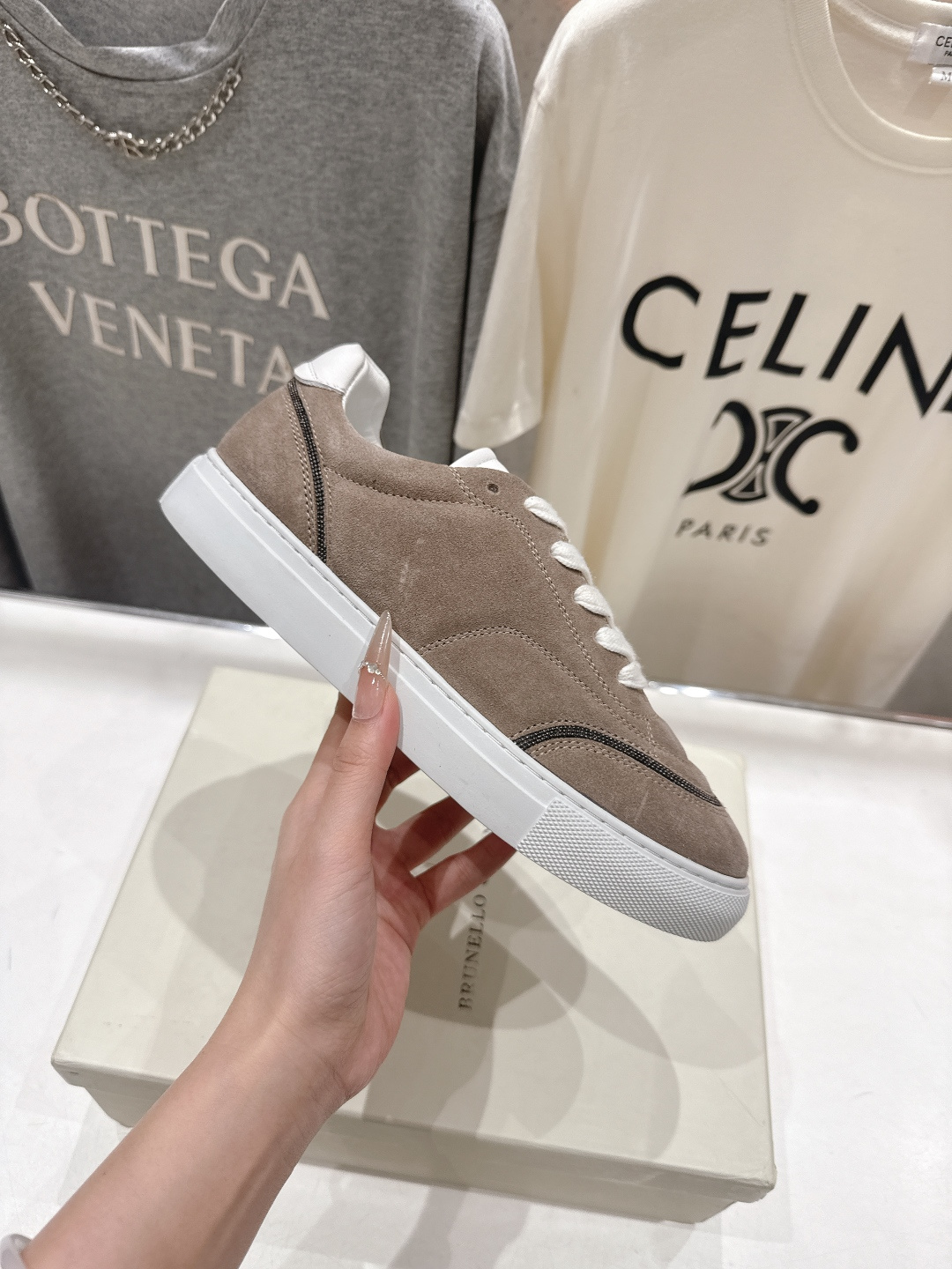 高版本出厂 Brunello Cucinelli 新款BC经典系带休闲鞋一脚蹬乐福鞋系列单鞋BC是意大利