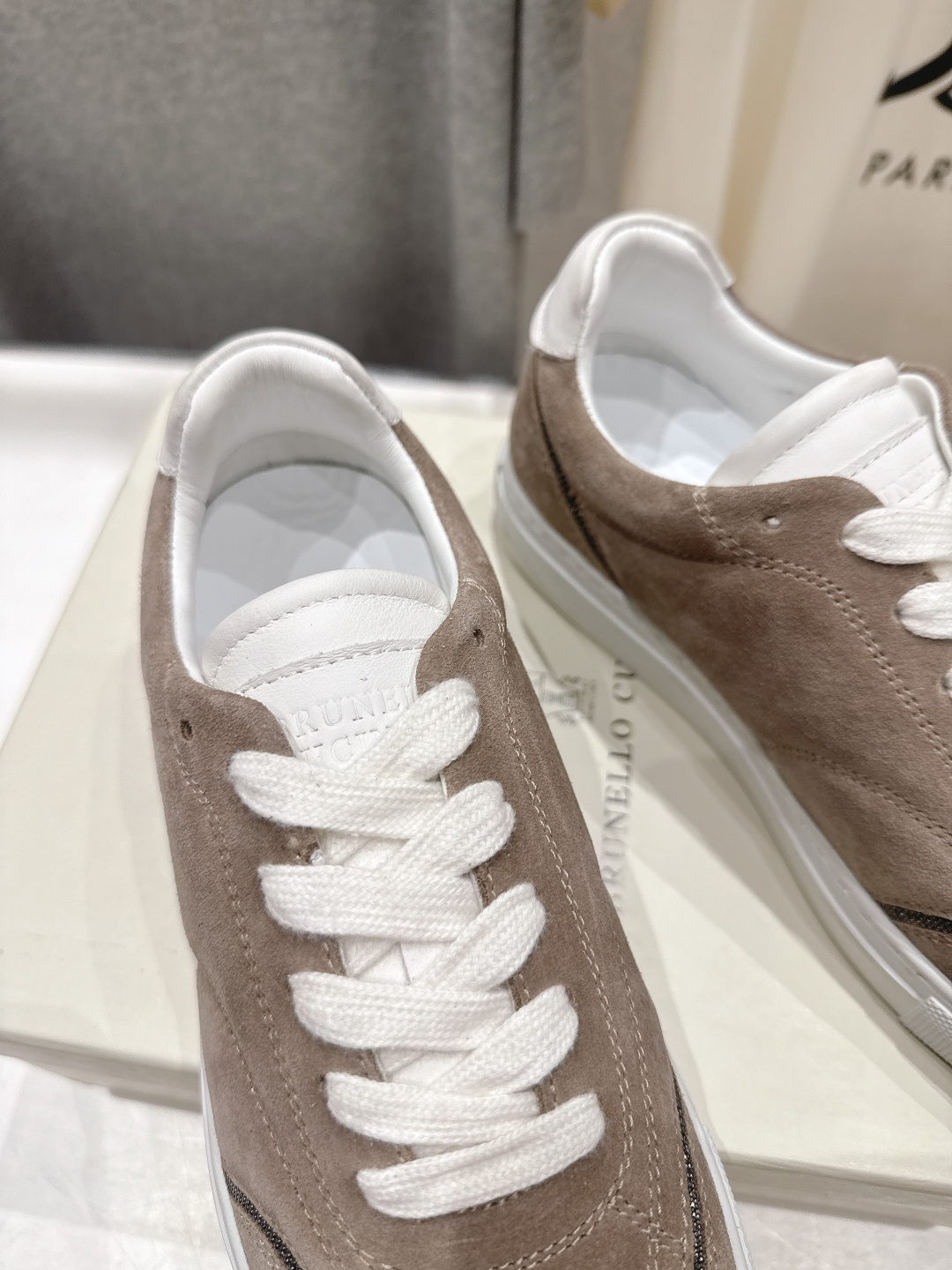 高版本出厂 Brunello Cucinelli 新款BC经典系带休闲鞋一脚蹬乐福鞋系列单鞋BC是意大利