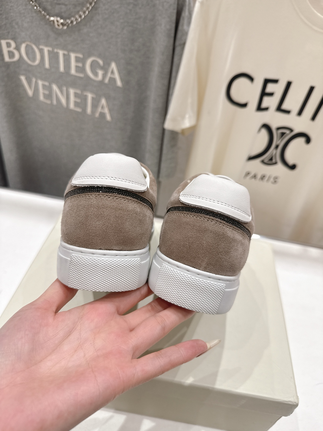 高版本出厂 Brunello Cucinelli 新款BC经典系带休闲鞋一脚蹬乐福鞋系列单鞋BC是意大利