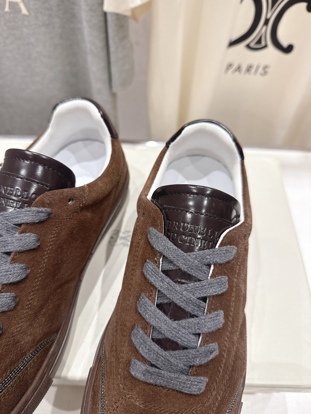 高版本出厂 Brunello Cucinelli 新款BC经典系带休闲鞋一脚蹬乐福鞋系列单鞋BC是意大利