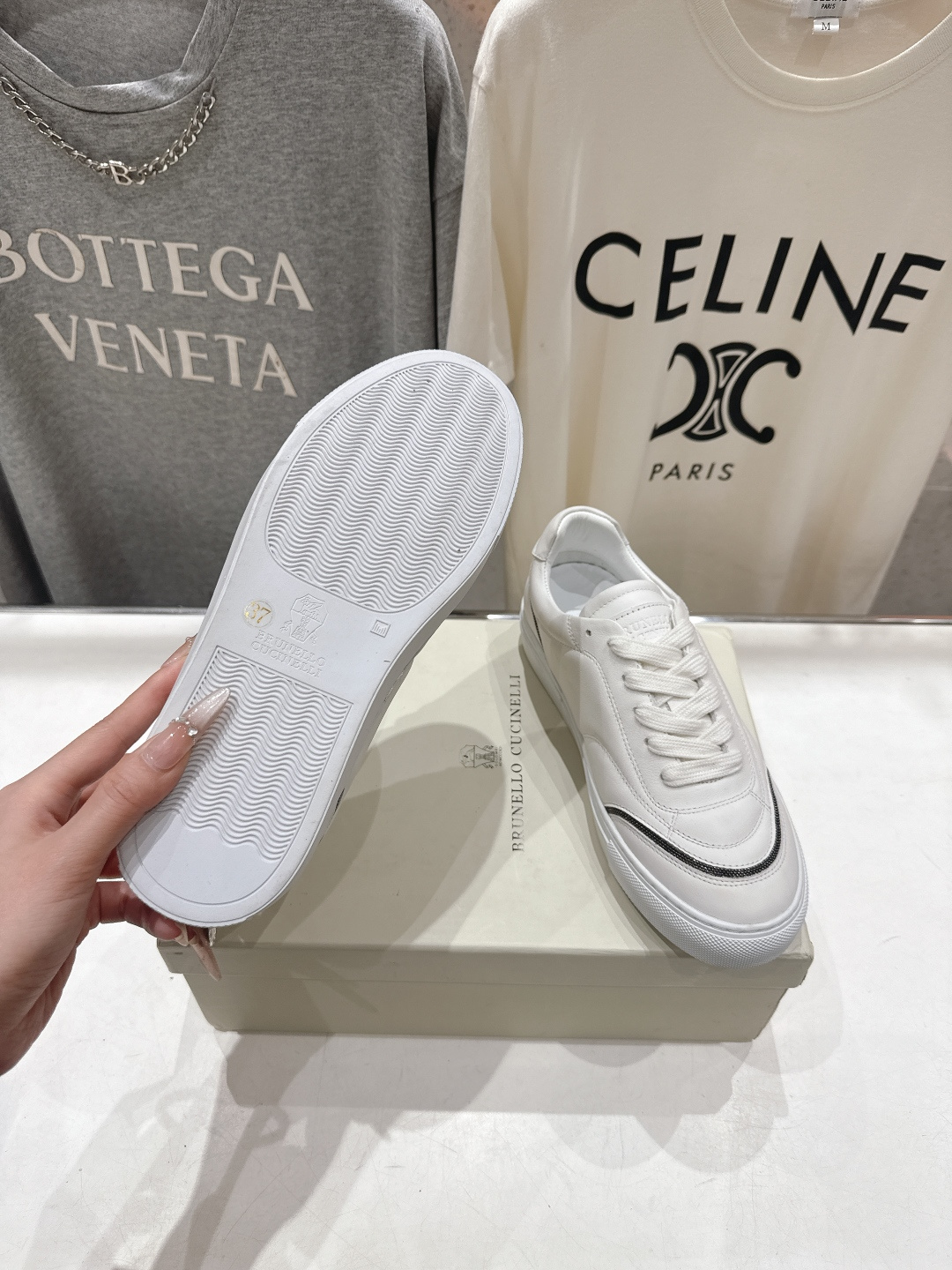 高版本出厂 Brunello Cucinelli 新款BC经典系带休闲鞋一脚蹬乐福鞋系列单鞋BC是意大利