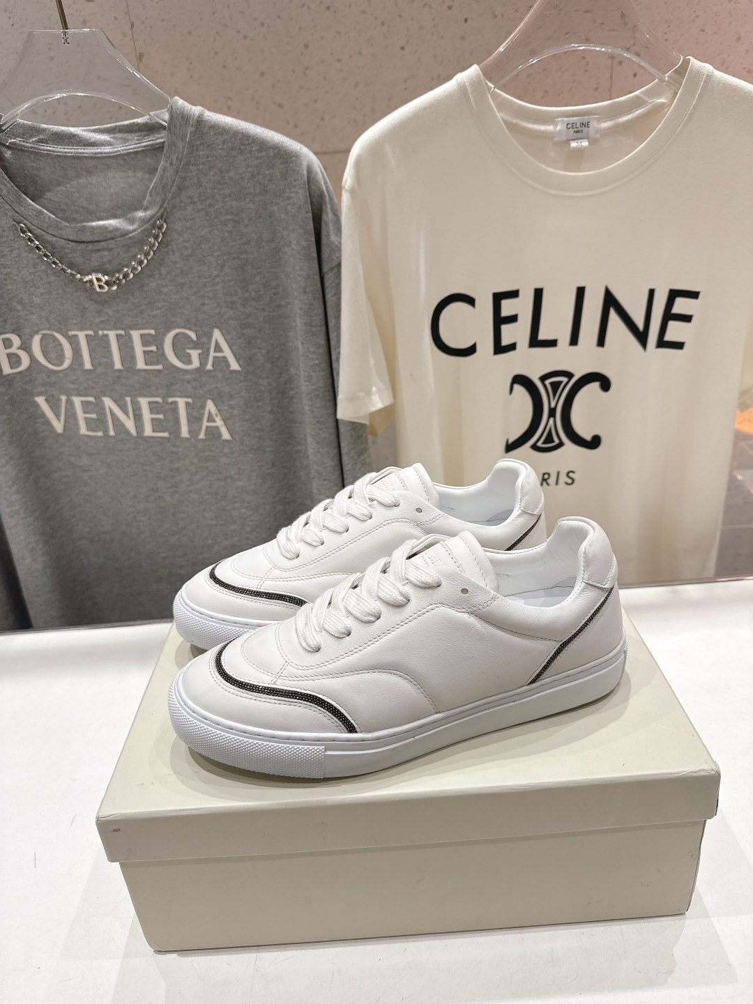 高版本出厂 Brunello Cucinelli 新款BC经典系带休闲鞋一脚蹬乐福鞋系列单鞋BC是意大利