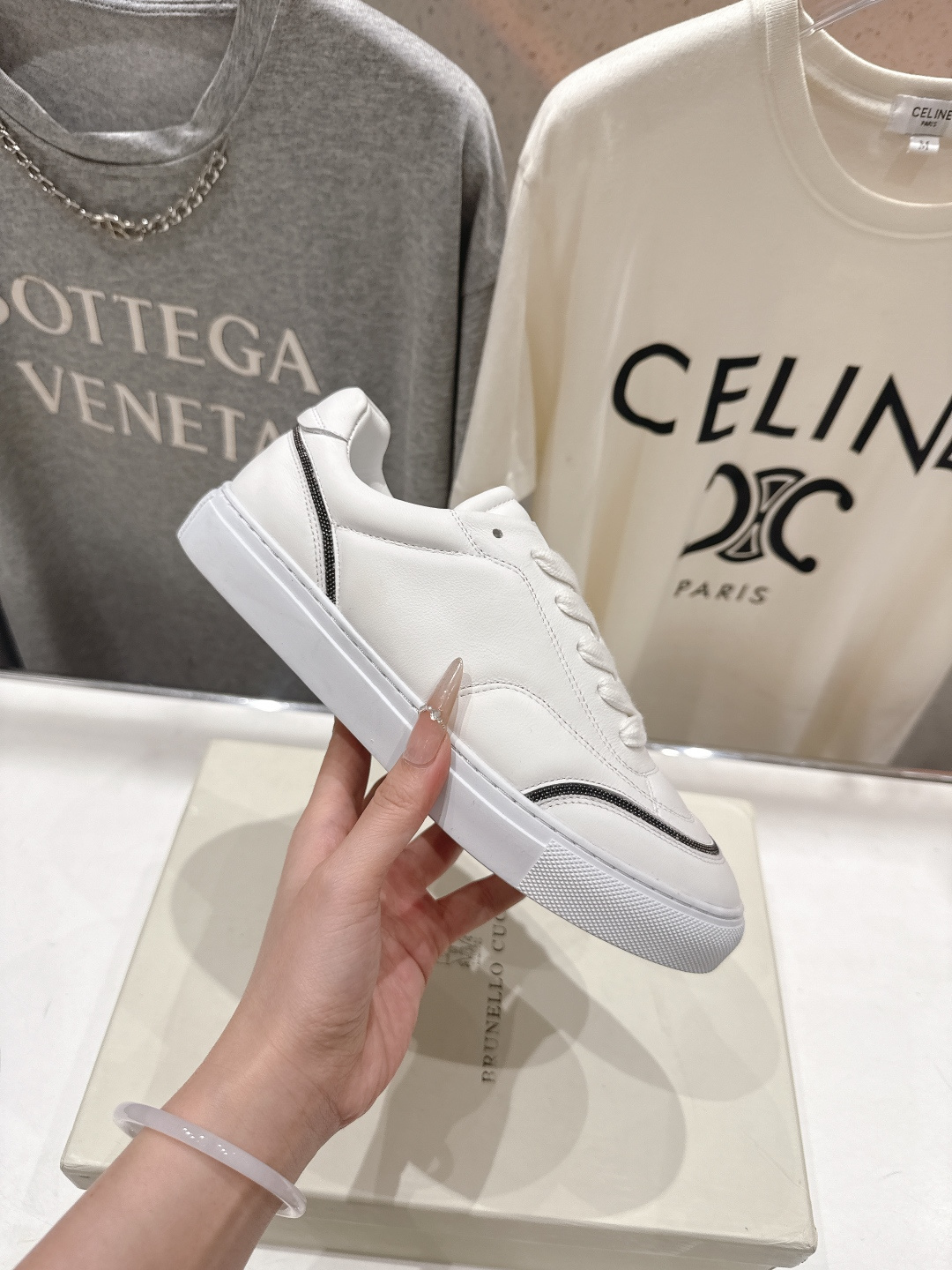 高版本出厂 Brunello Cucinelli 新款BC经典系带休闲鞋一脚蹬乐福鞋系列单鞋BC是意大利