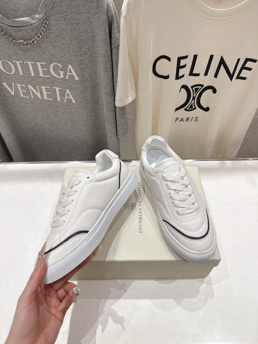 高版本出厂 Brunello Cucinelli 新款BC经典系带休闲鞋一脚蹬乐福鞋系列单鞋BC是意大利