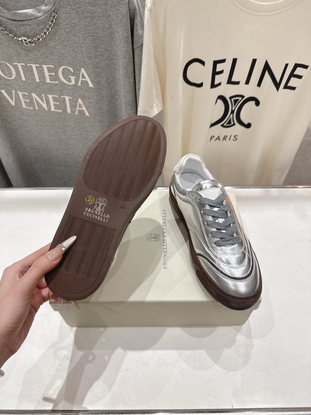 高版本出厂 Brunello Cucinelli 新款BC经典系带休闲鞋一脚蹬乐福鞋系列单鞋BC是意大利