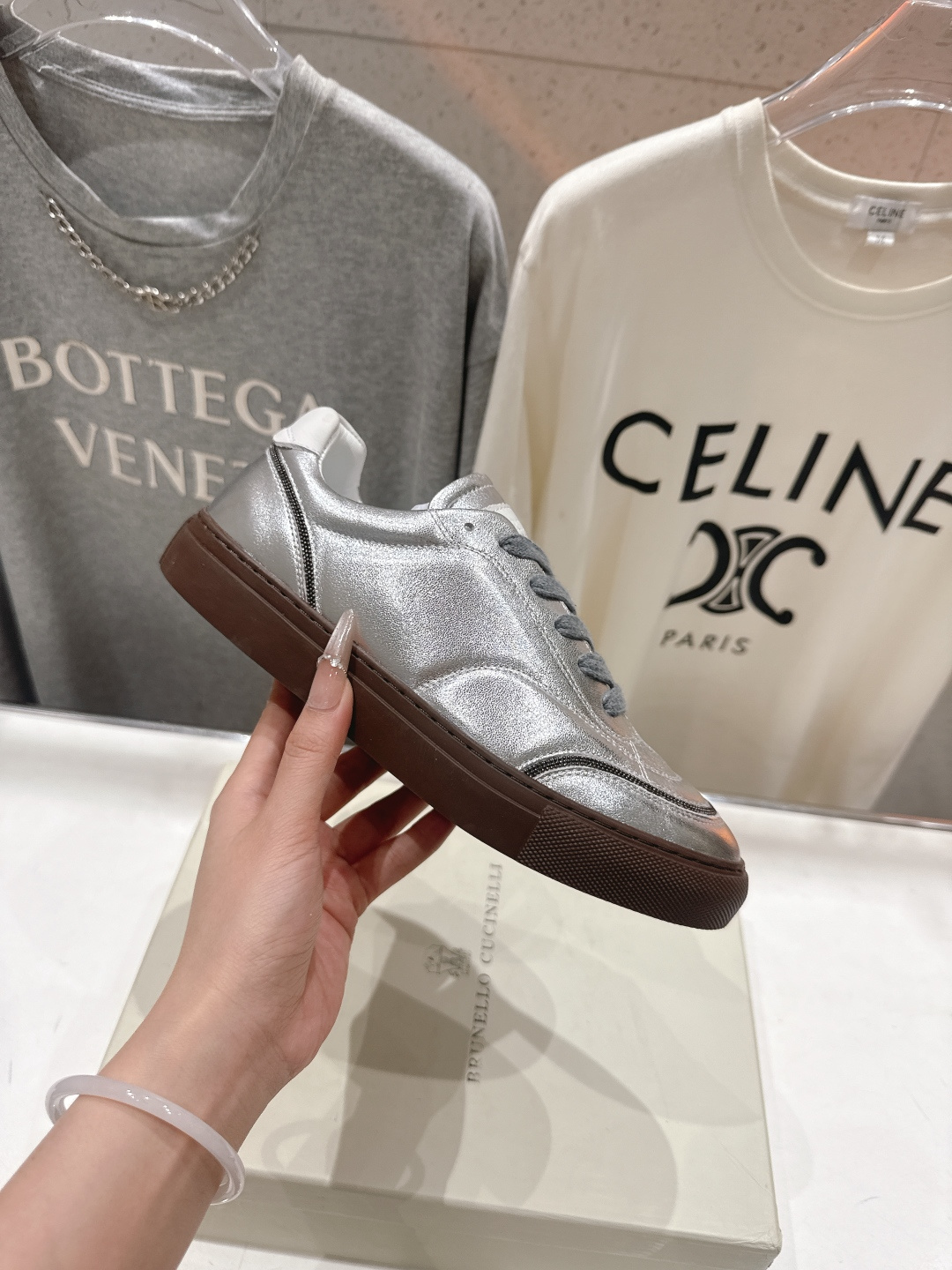 高版本出厂 Brunello Cucinelli 新款BC经典系带休闲鞋一脚蹬乐福鞋系列单鞋BC是意大利