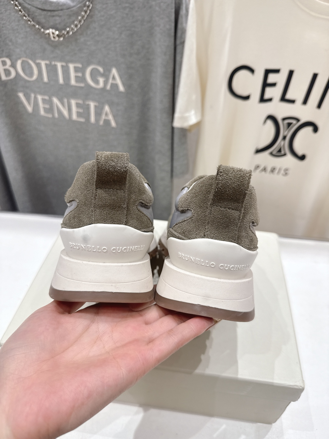 高版本出厂 Brunello Cucinelli 新款BC经典休闲鞋运动鞋系列单鞋BC是意大利知名品牌，