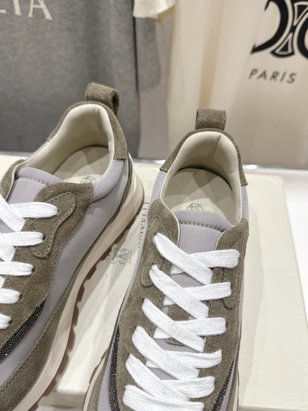 高版本出厂 Brunello Cucinelli 新款BC经典休闲鞋运动鞋系列单鞋BC是意大利知名品牌，