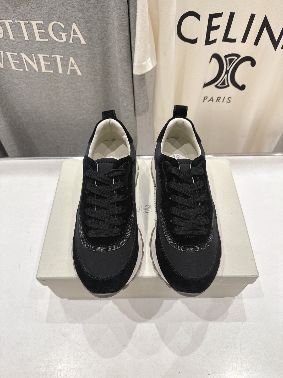 高版本出厂 Brunello Cucinelli 新款BC经典休闲鞋运动鞋系列单鞋BC是意大利知名品牌，