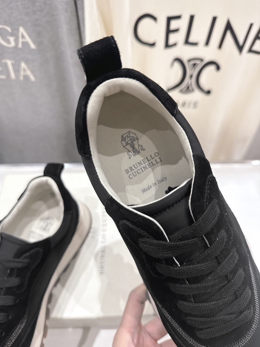 高版本出厂 Brunello Cucinelli 新款BC经典休闲鞋运动鞋系列单鞋BC是意大利知名品牌，