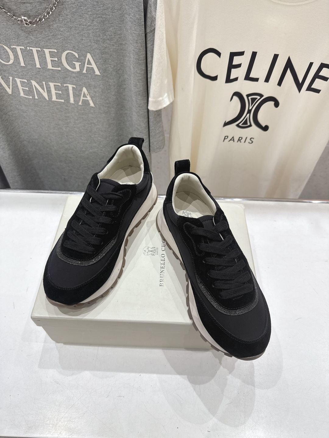 高版本出厂 Brunello Cucinelli 新款BC经典休闲鞋运动鞋系列单鞋BC是意大利知名品牌，