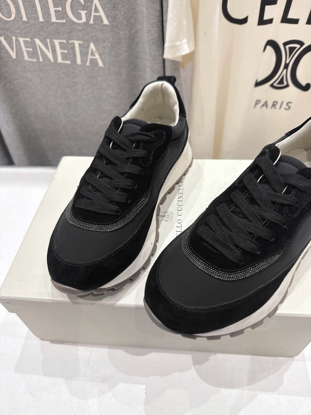 高版本出厂 Brunello Cucinelli 新款BC经典休闲鞋运动鞋系列单鞋BC是意大利知名品牌，