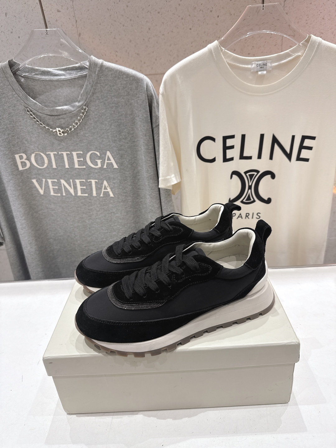 高版本出厂 Brunello Cucinelli 新款BC经典休闲鞋运动鞋系列单鞋BC是意大利知名品牌，