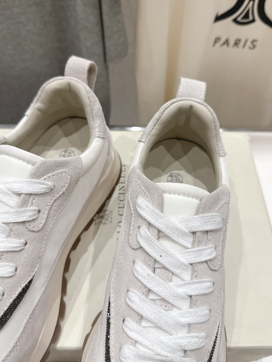 高版本出厂 Brunello Cucinelli 新款BC经典休闲鞋运动鞋系列单鞋BC是意大利知名品牌，