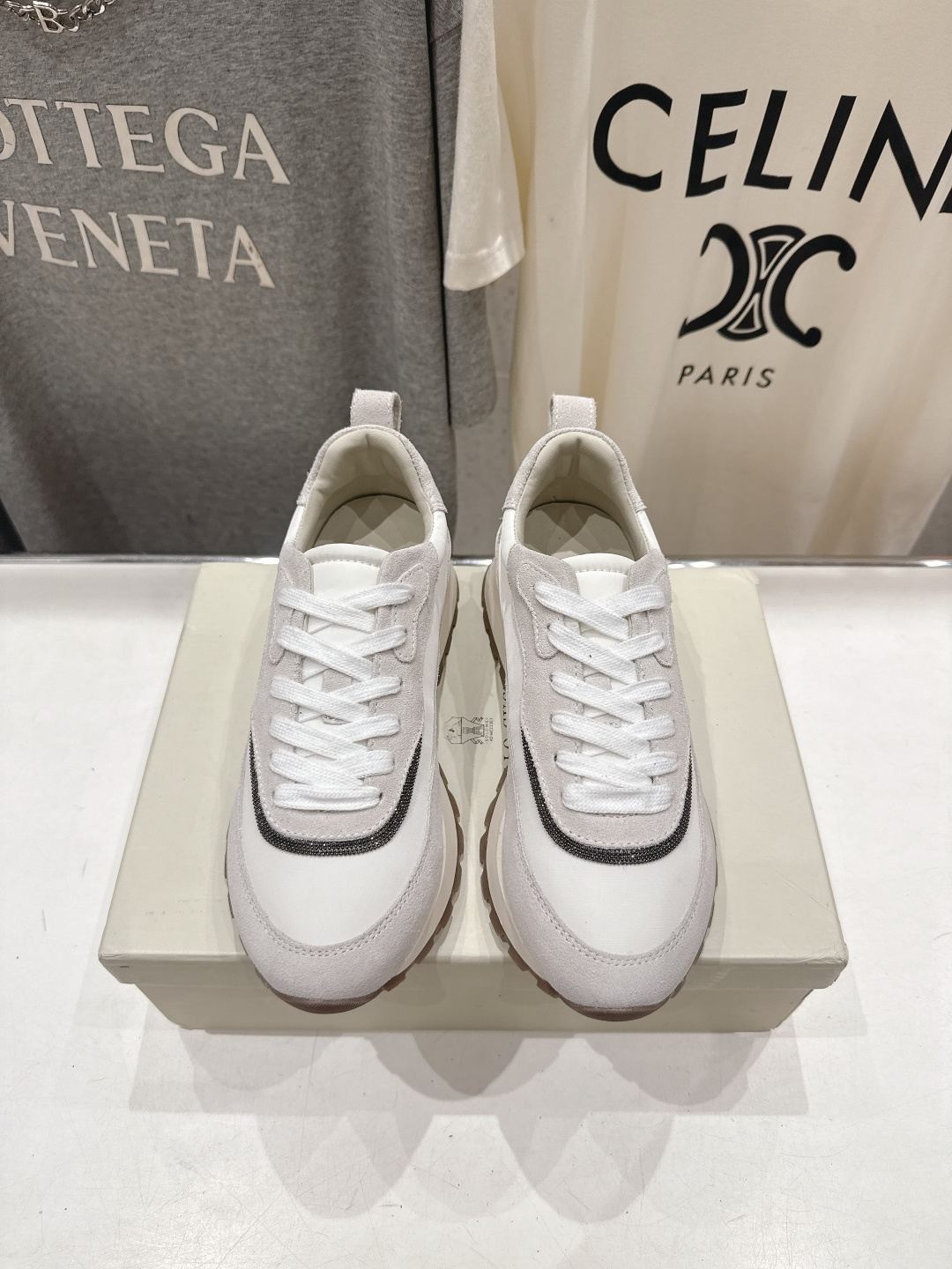 高版本出厂 Brunello Cucinelli 新款BC经典休闲鞋运动鞋系列单鞋BC是意大利知名品牌，